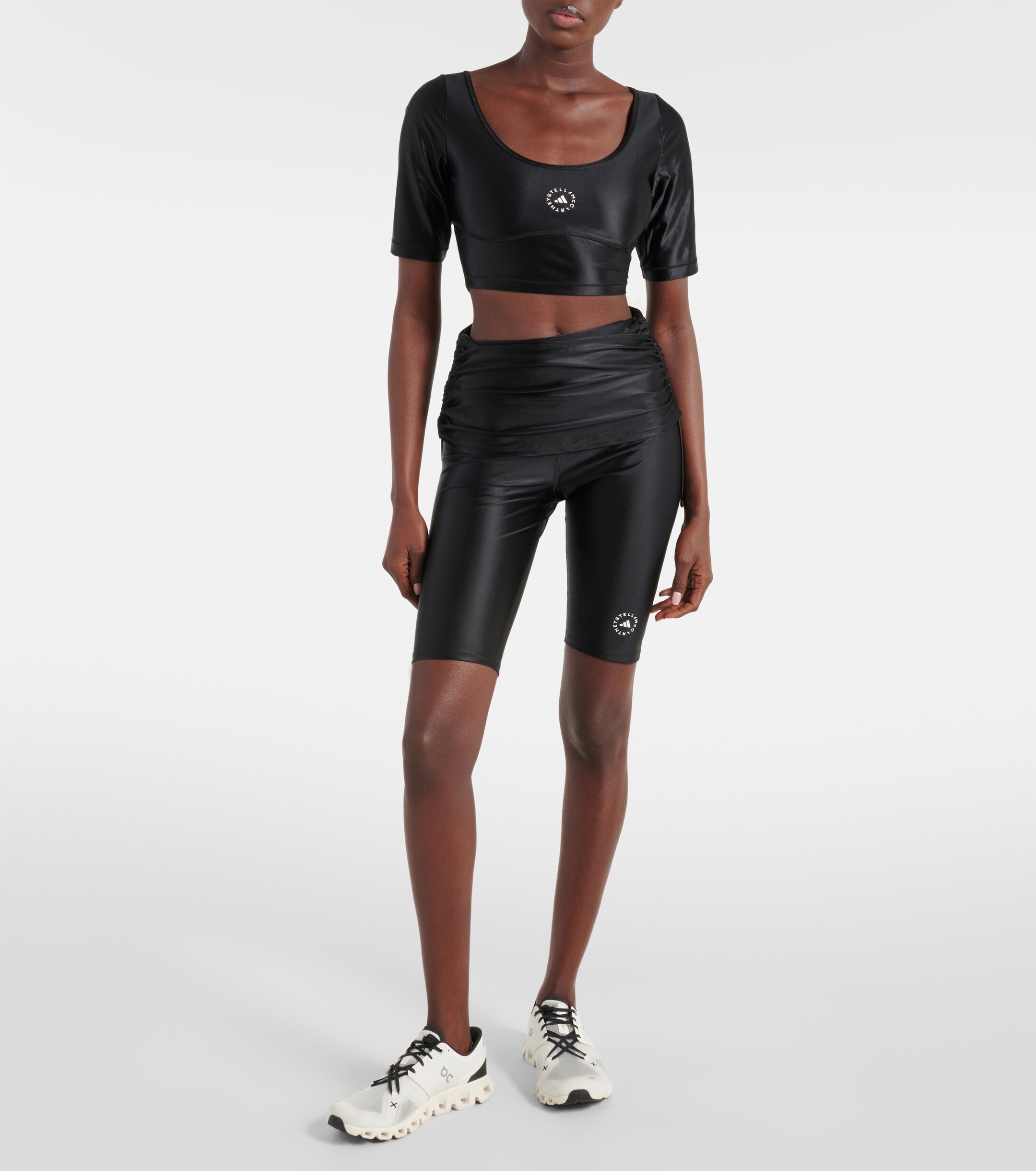 adidas by Stella McCartney Adidas by Stella McCartney Logo technical crop top