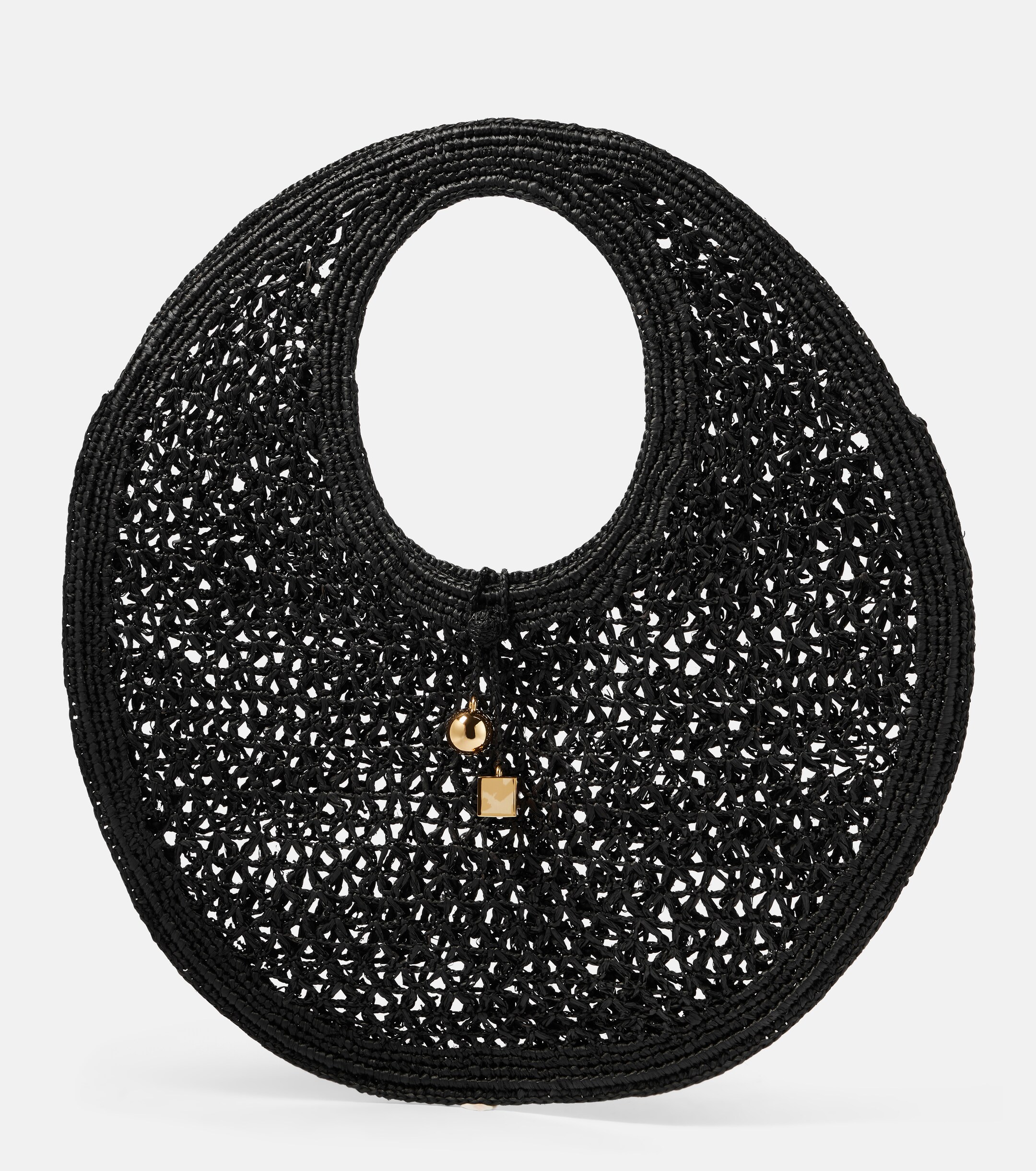 Jacquemus Spiaggia raffia shoulder bag