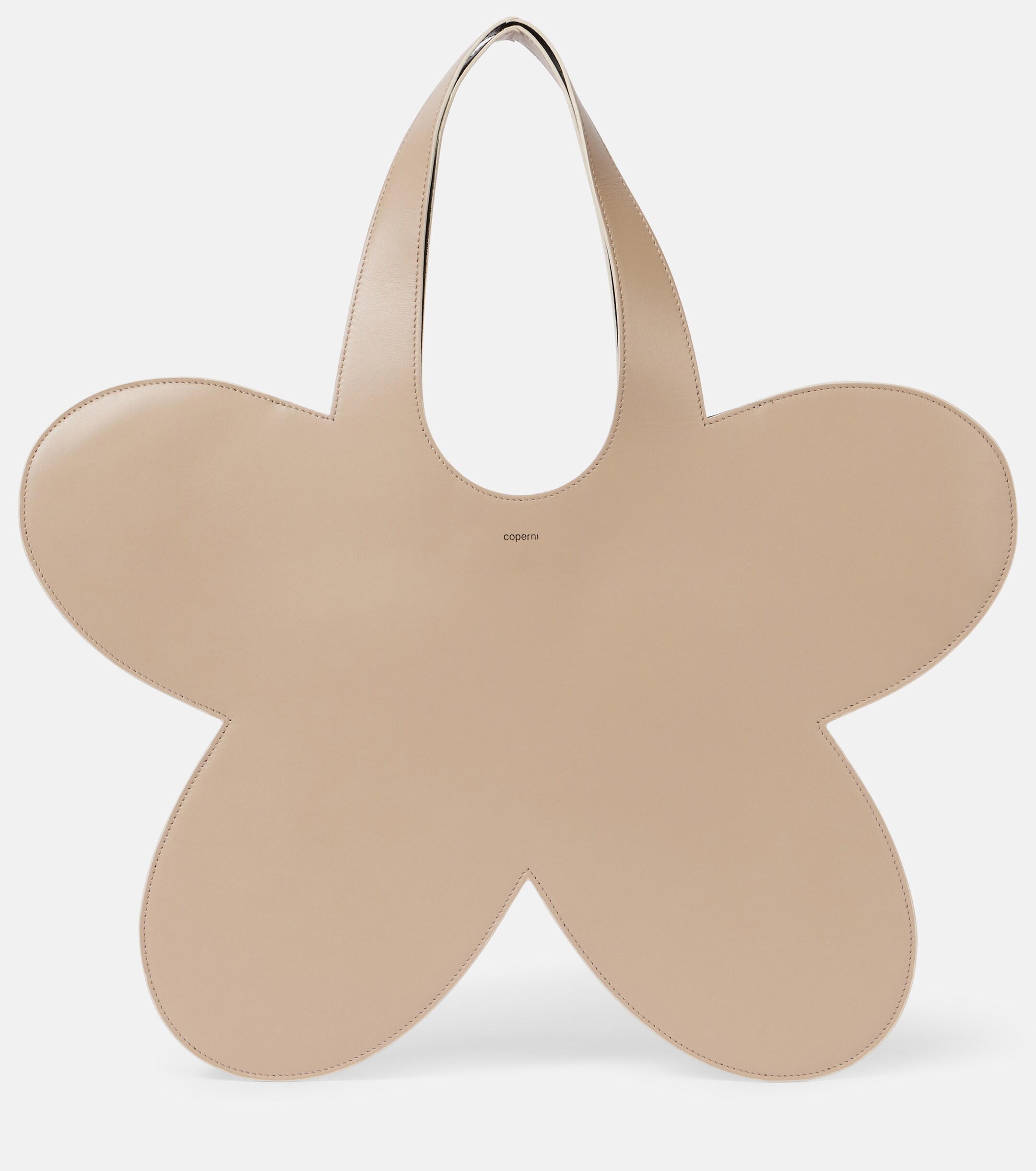 Coperni Flower leather tote bag