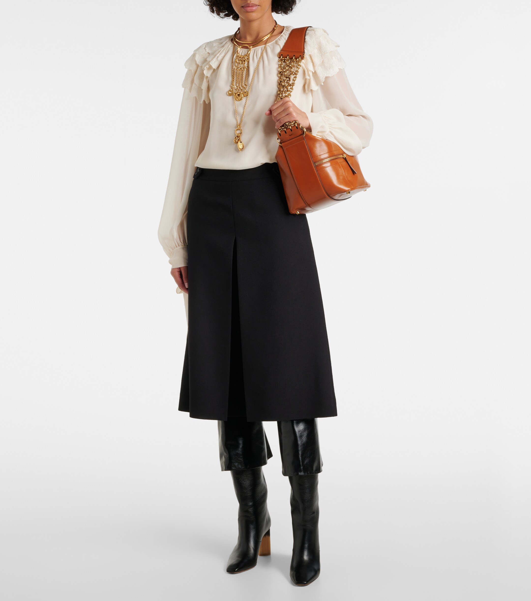 Chloé Camera Chain leather shoulder bag