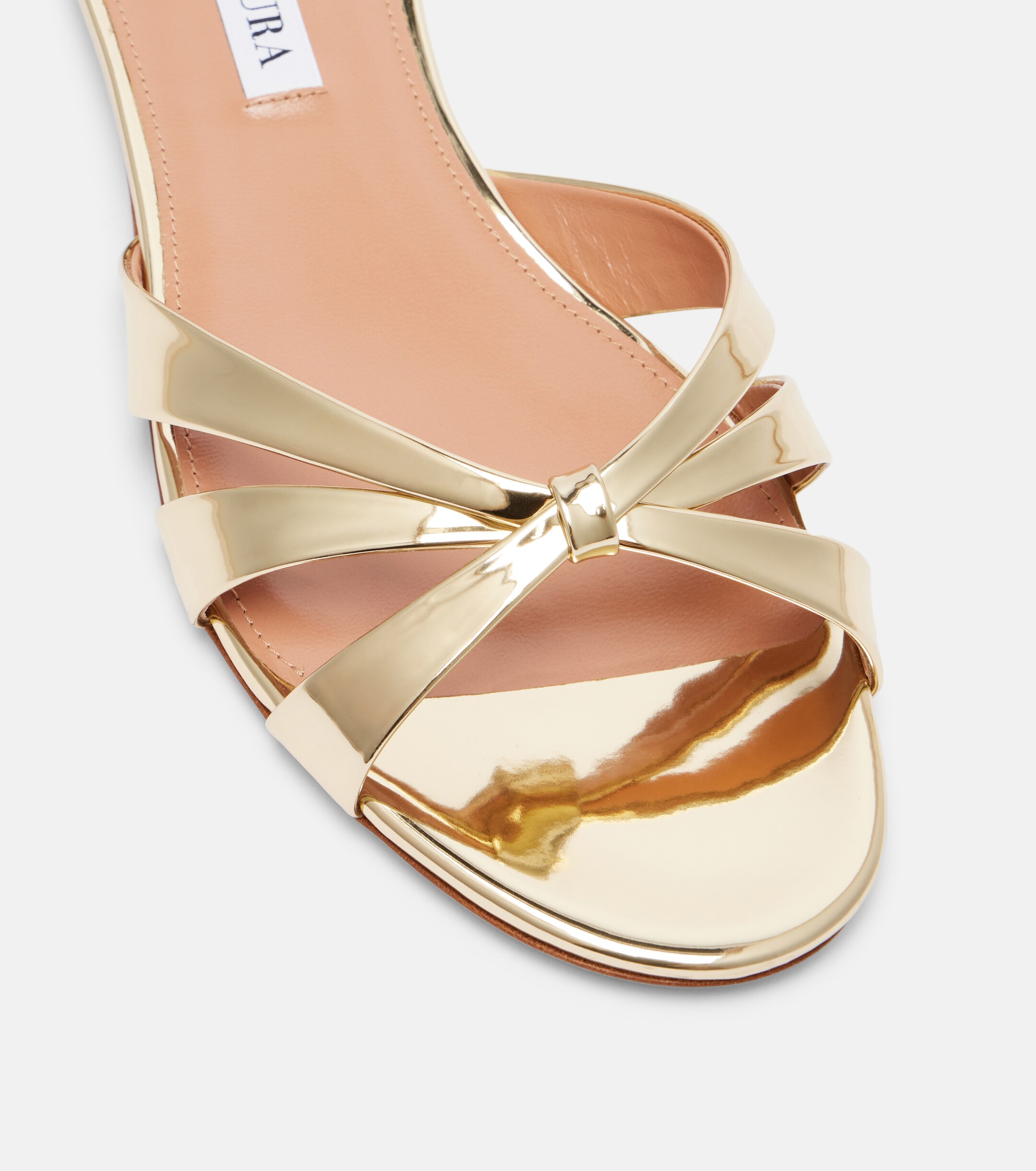 AQUAZZURA Tati mirrored sandals thumbnail