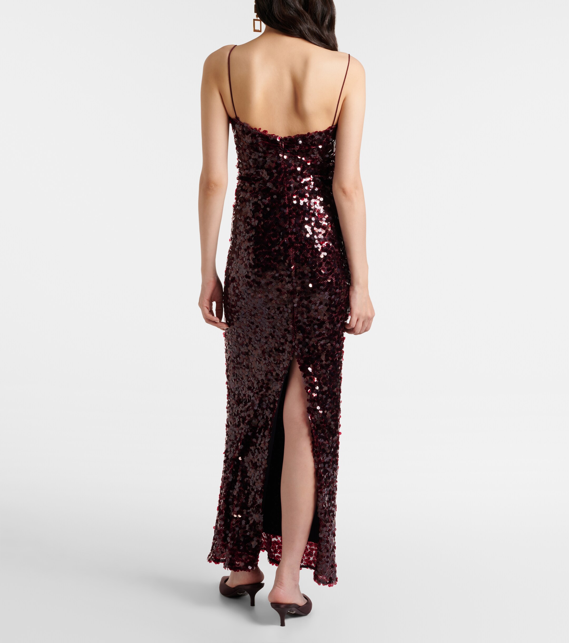christopher esber sequin dress Christopher Esber Illuminate Sequin Seperation Gown in Yellow