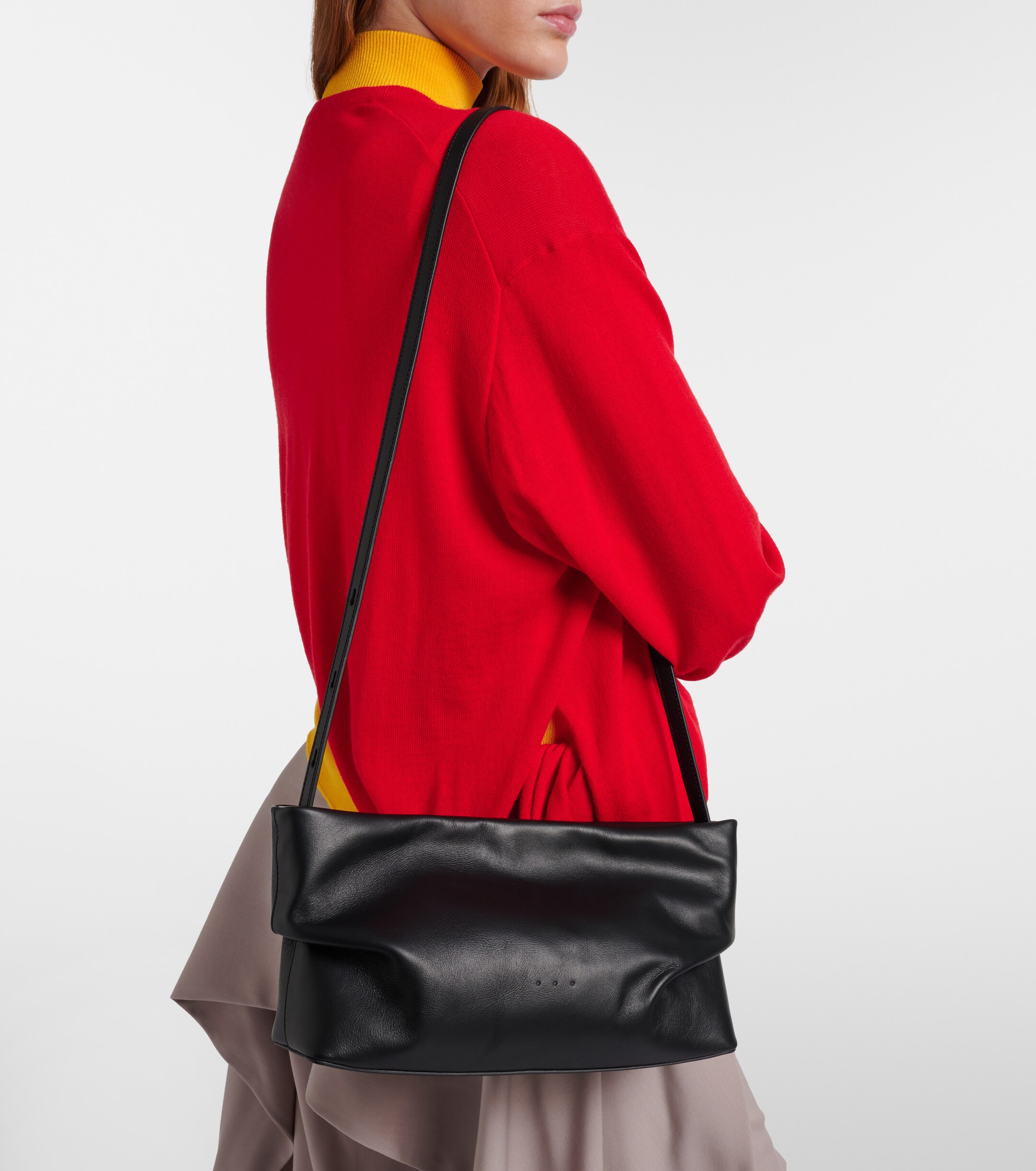 AESTHER EKME Nina Medium leather clutch thumbnail
