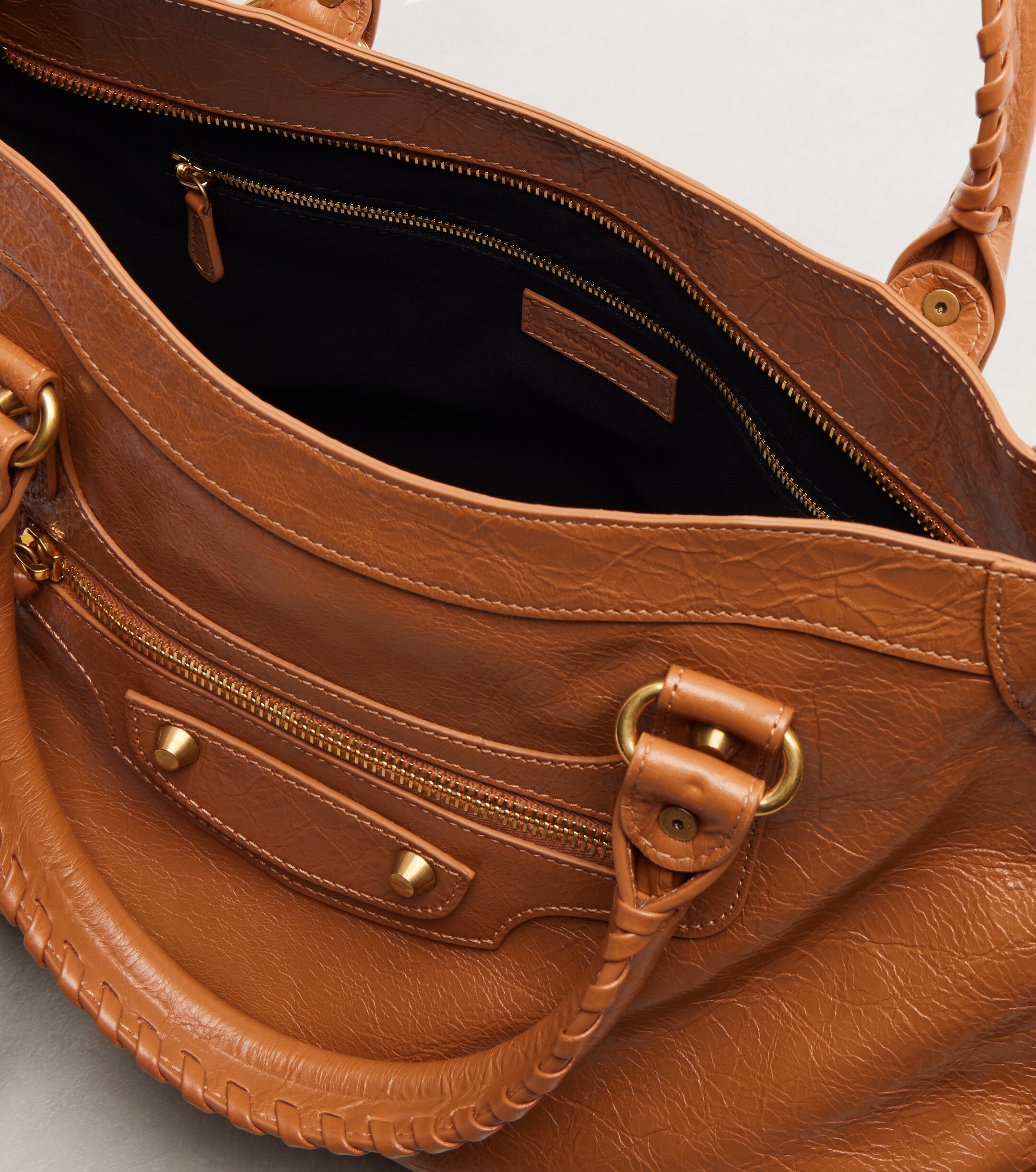 Balenciaga Le City Medium leather top-handle bag
