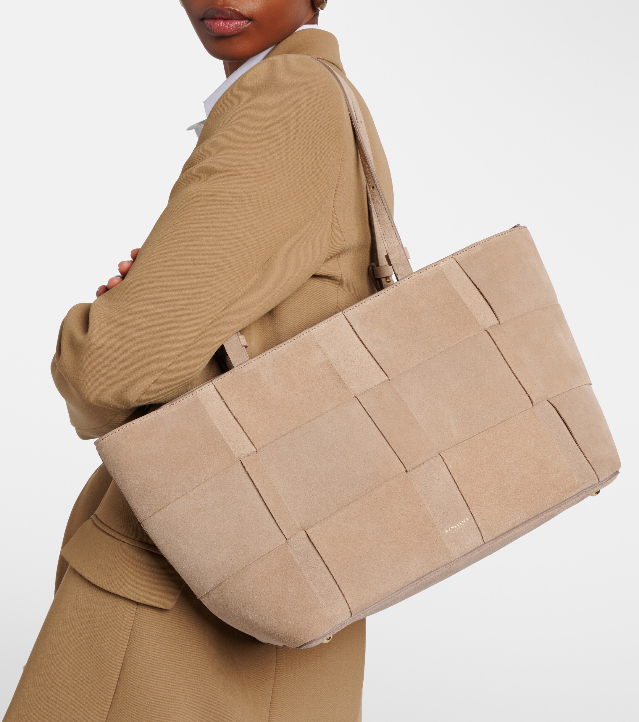 DeMellier Florence Large suede tote bag thumbnail