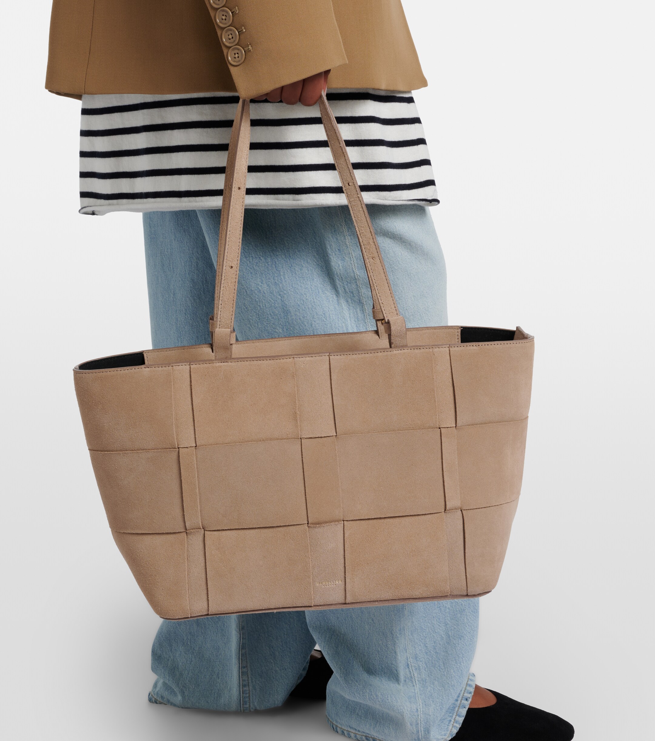 DeMellier Florence Large suede tote bag thumbnail