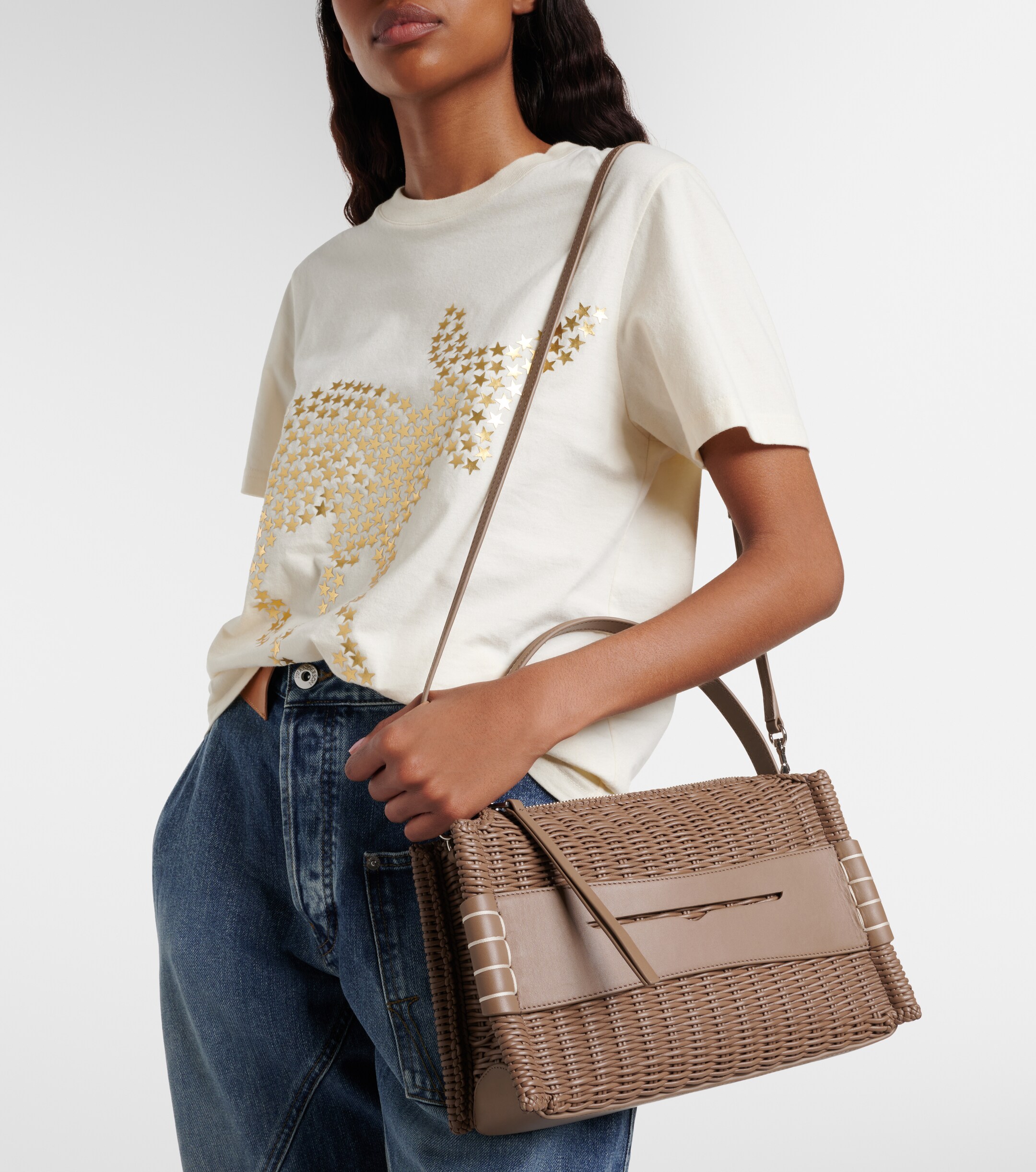 Jw Anderson Loafer Medium leather shoulder bag