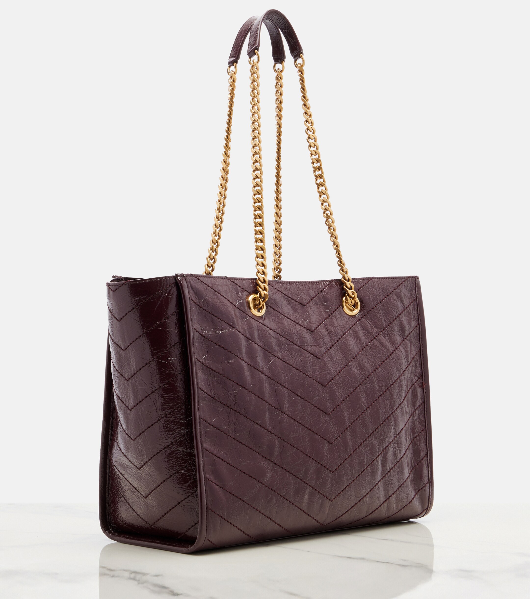 Saint Laurent Niki Large leather shopper