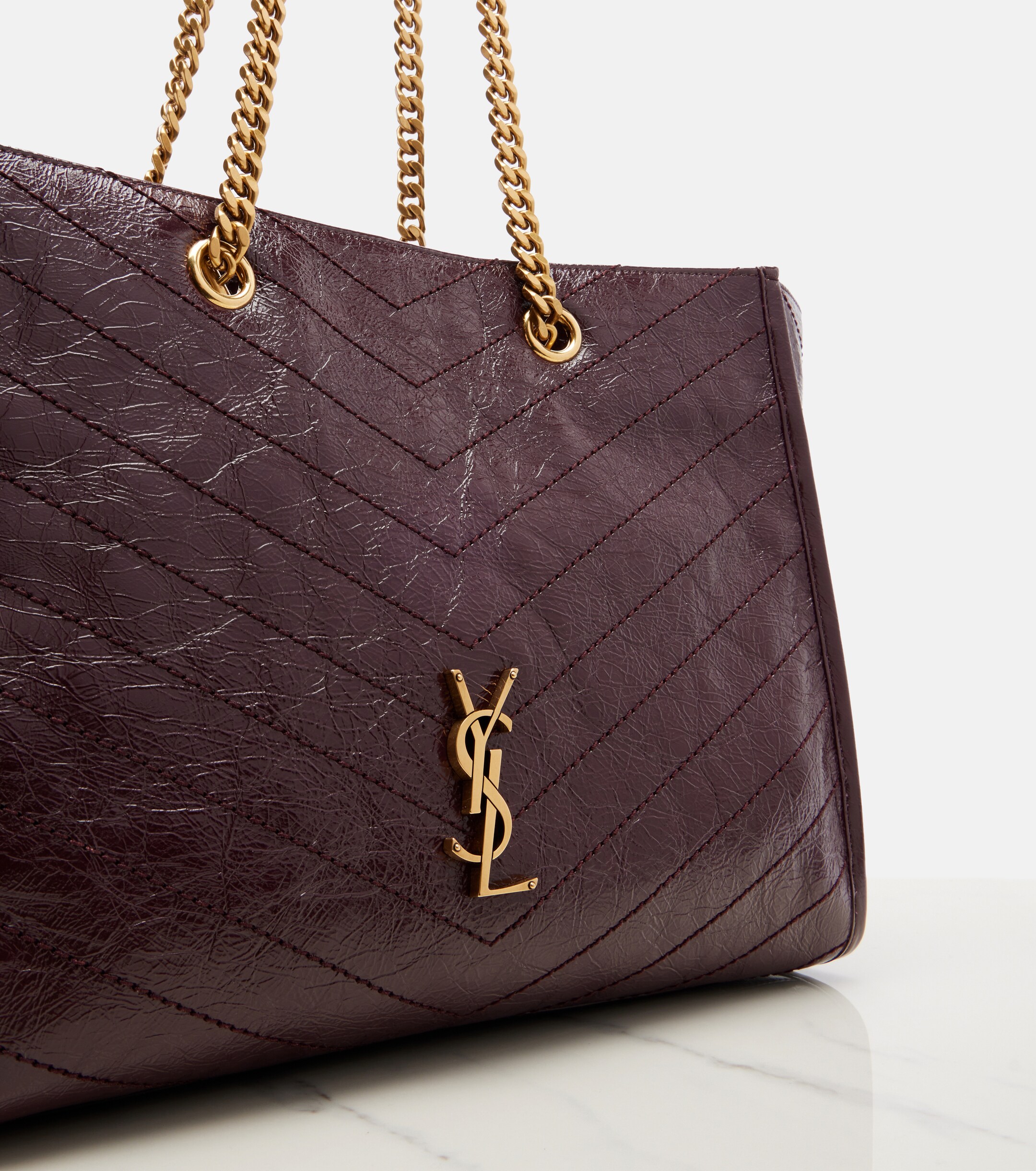Saint Laurent Niki Large leather shopper