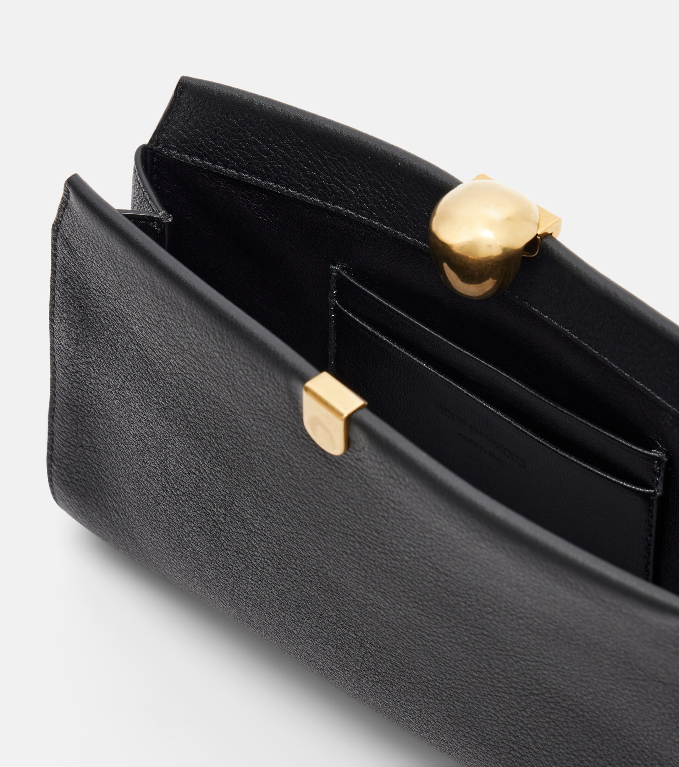 NOUR HAMMOUR Lou leather clutch