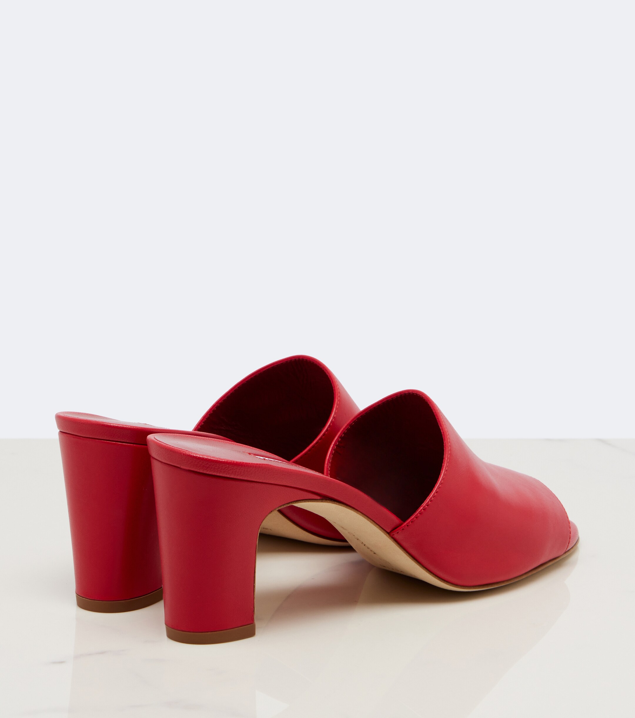 MANOLO BLAHNIK Manolo Blahnik Rapalla leather mules