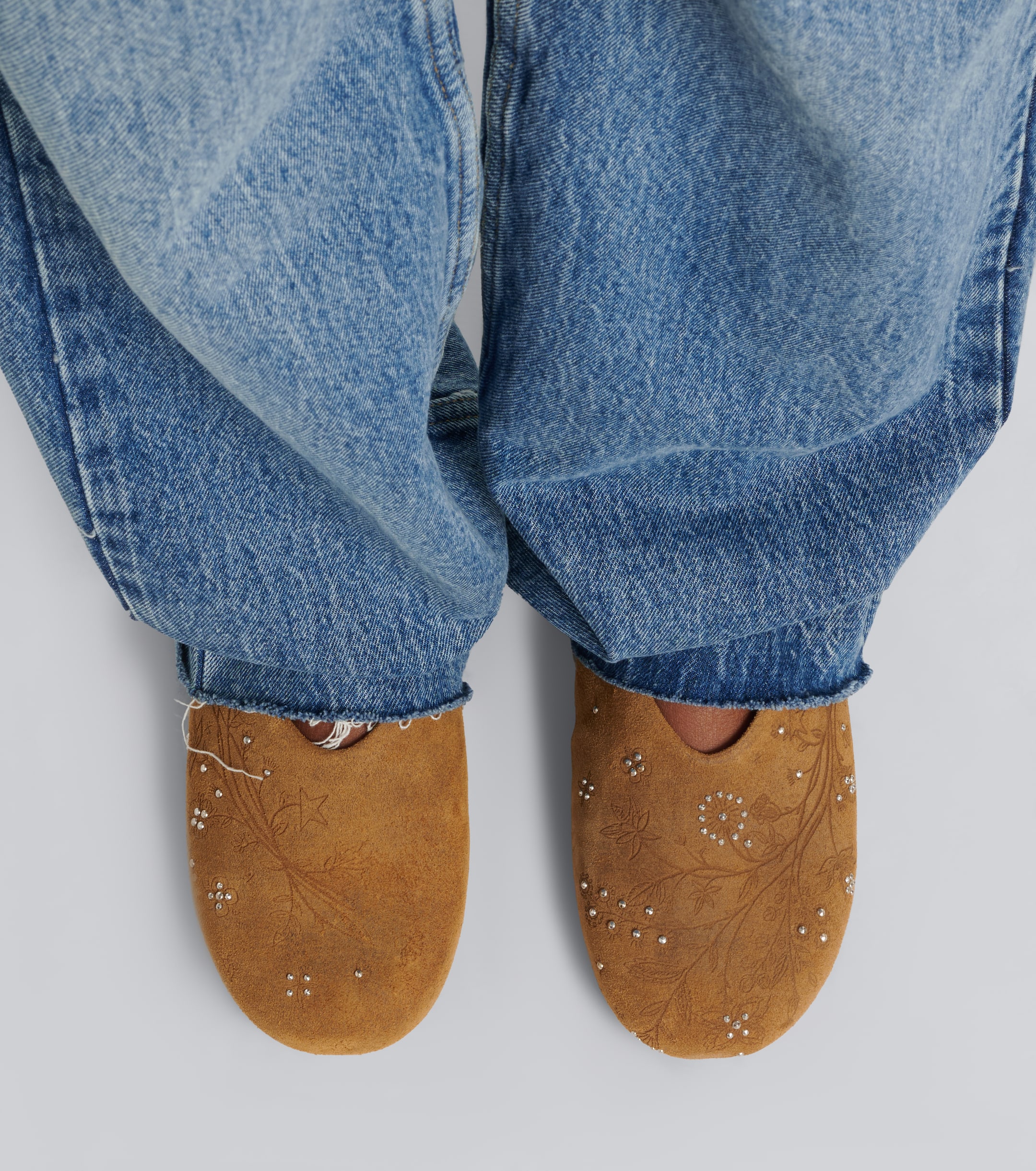 Golden Goose Golden Goose Tierra studded suede slip-on shoes