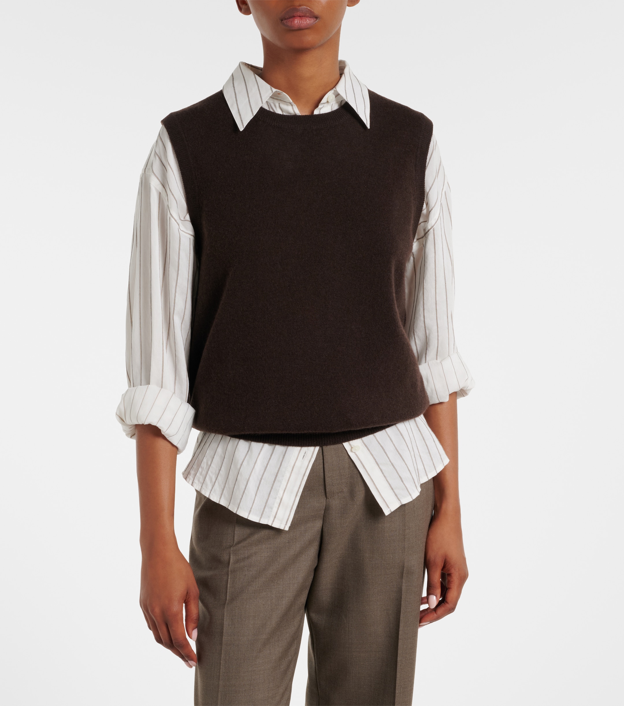 Jardin des Orangers Jardin des Orangers Wool and cashmere tank top