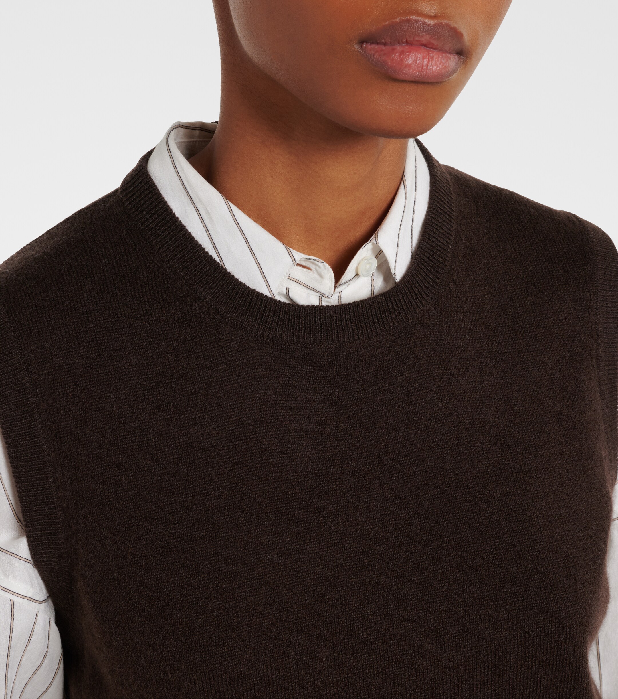 Jardin des Orangers Jardin des Orangers Wool and cashmere tank top