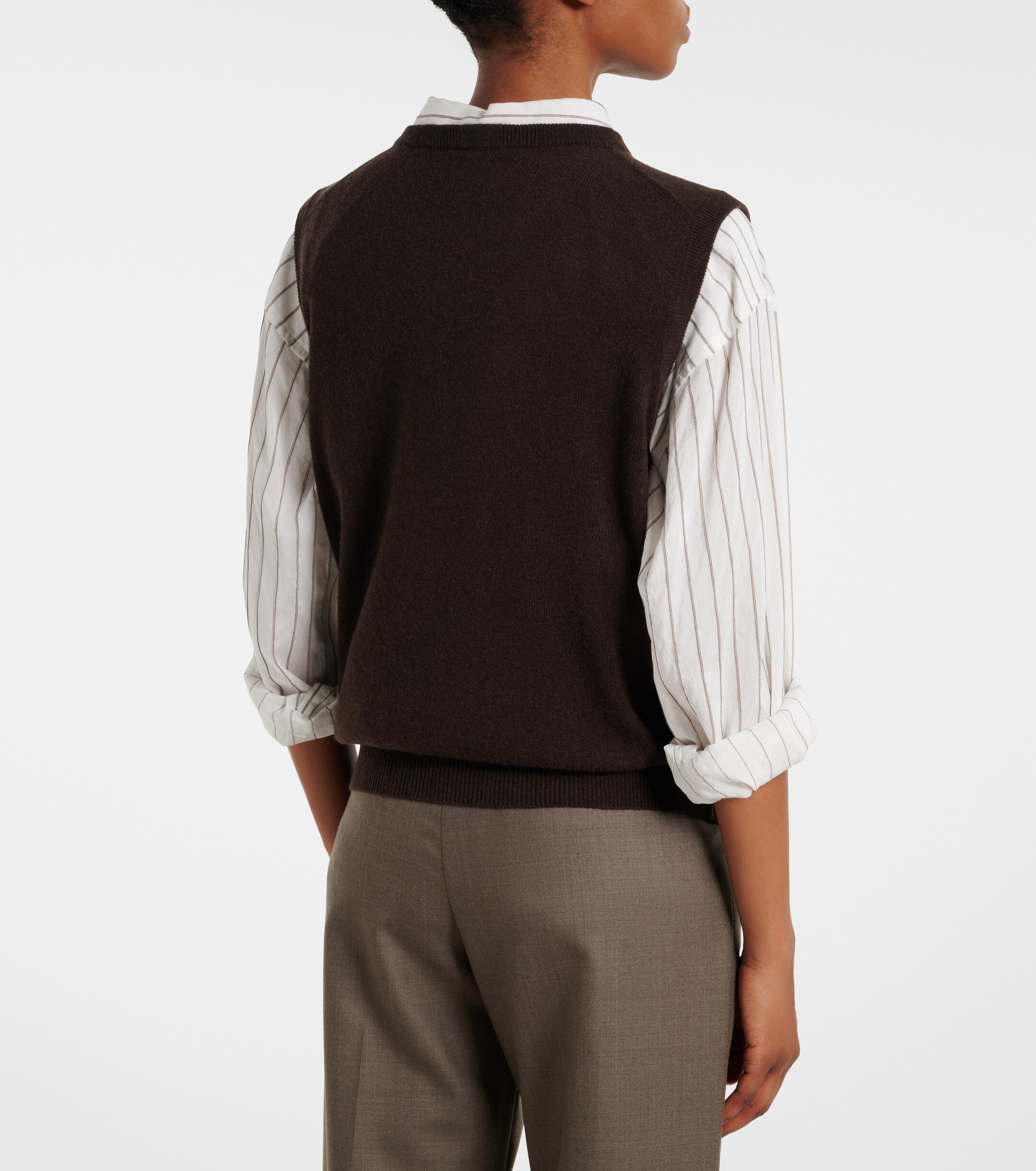 Jardin des Orangers Jardin des Orangers Wool and cashmere tank top