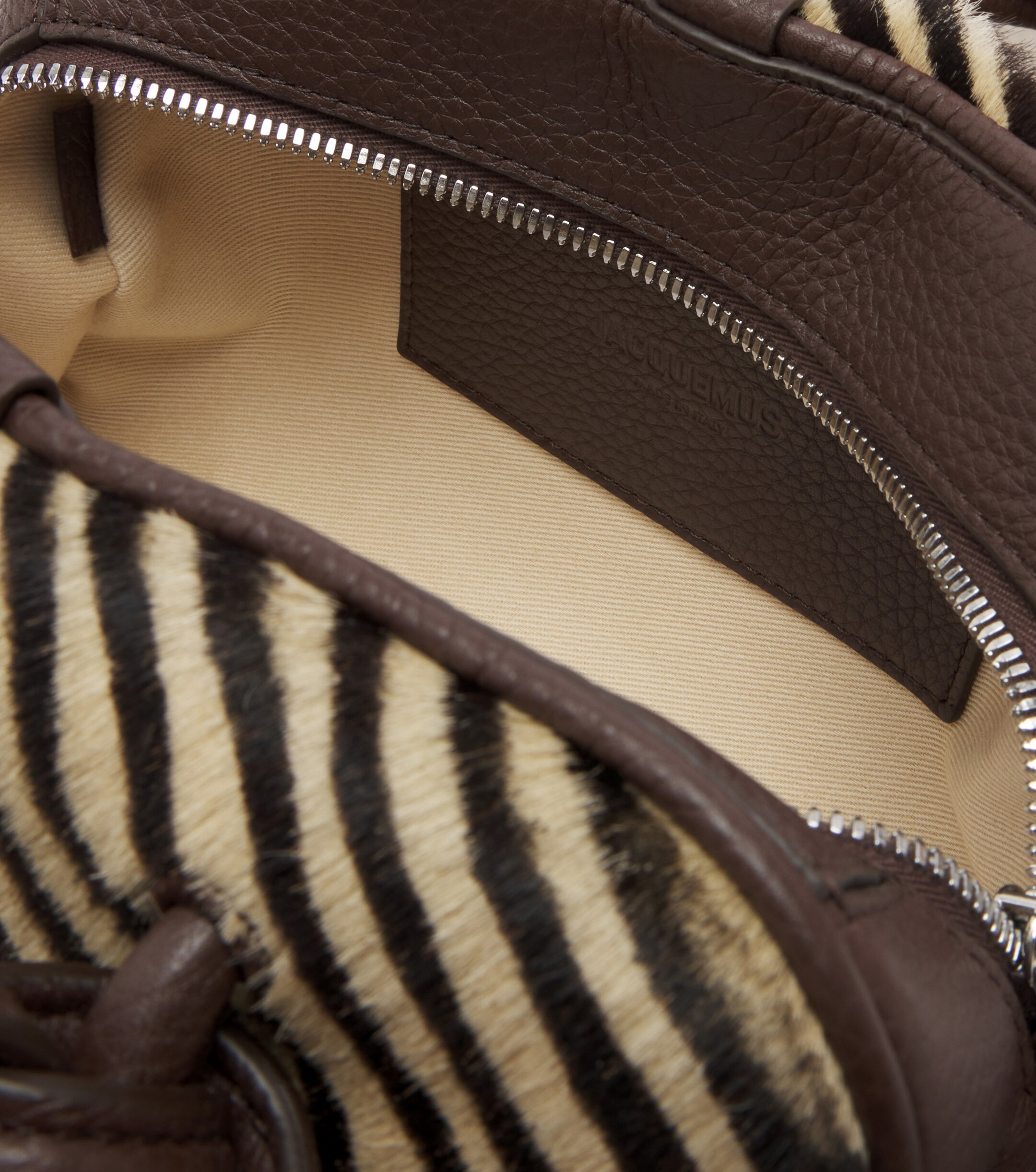 Jacquemus Jacquemus Turismo Small calf hair bowling bag