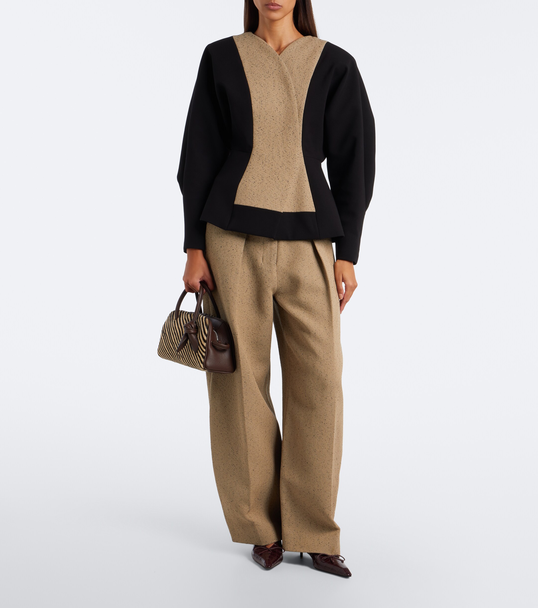 Jacquemus Jacquemus Turismo Small calf hair bowling bag