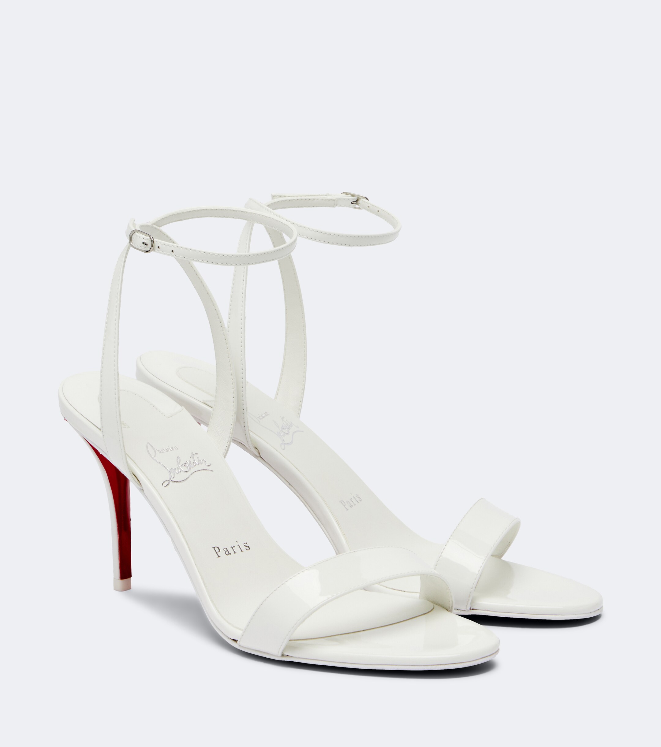 CHRISTIAN LOUBOUTIN Christian Louboutin Miss Z leather slingback sandals