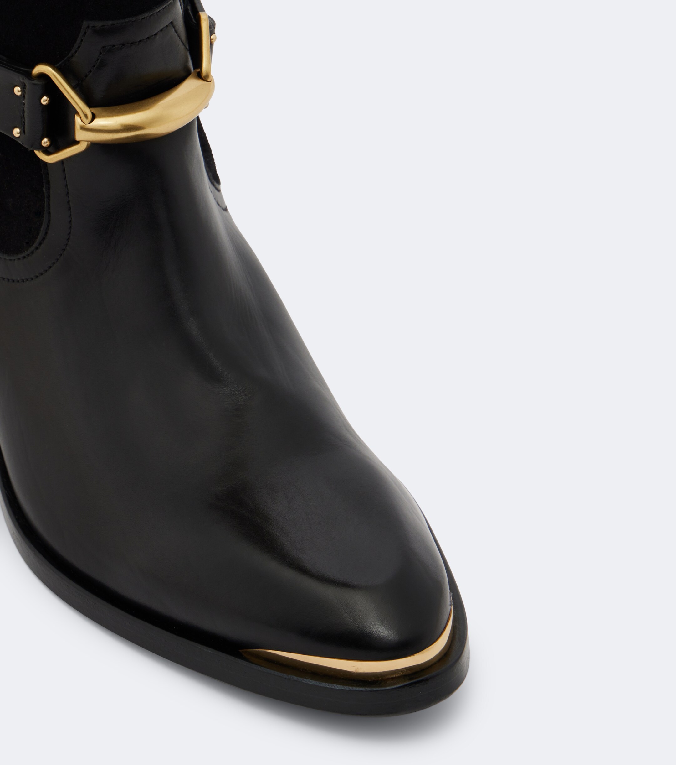 Isabel Marant Isabel Marant Mexia leather and suede cowboy boots