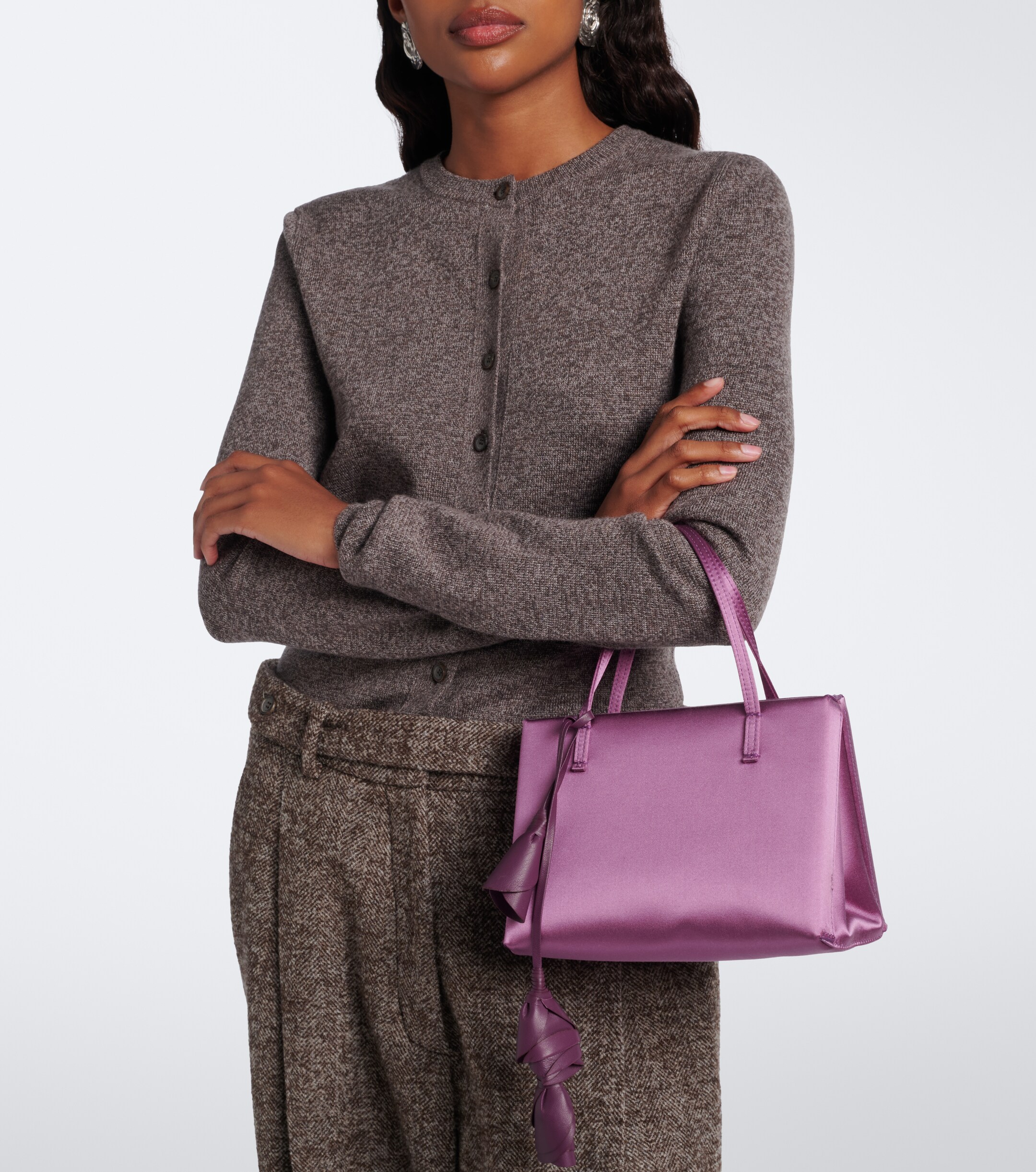 Magda Butrym Magda Butrym Barbara satin top-handle bag