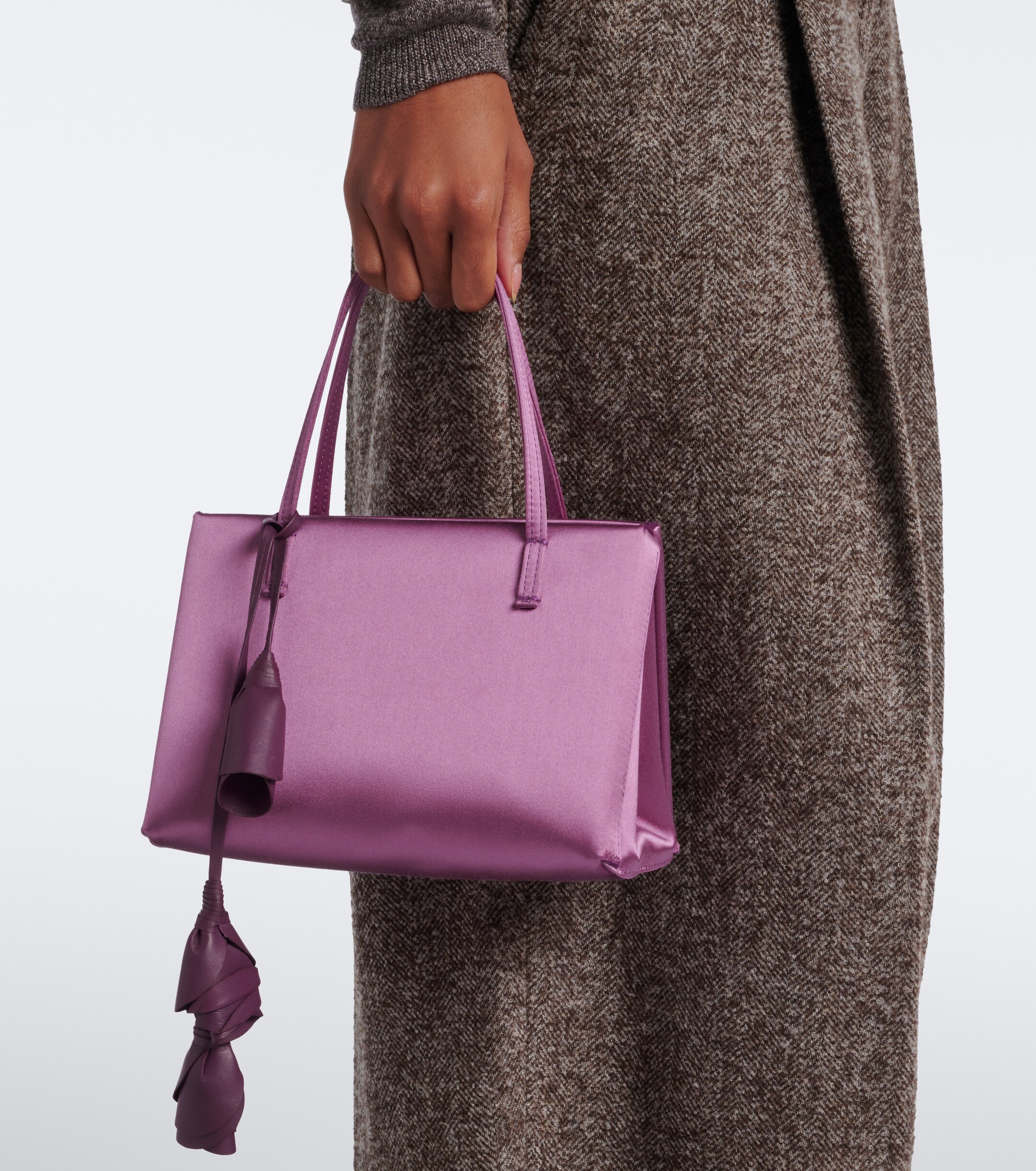 Magda Butrym Magda Butrym Barbara satin top-handle bag