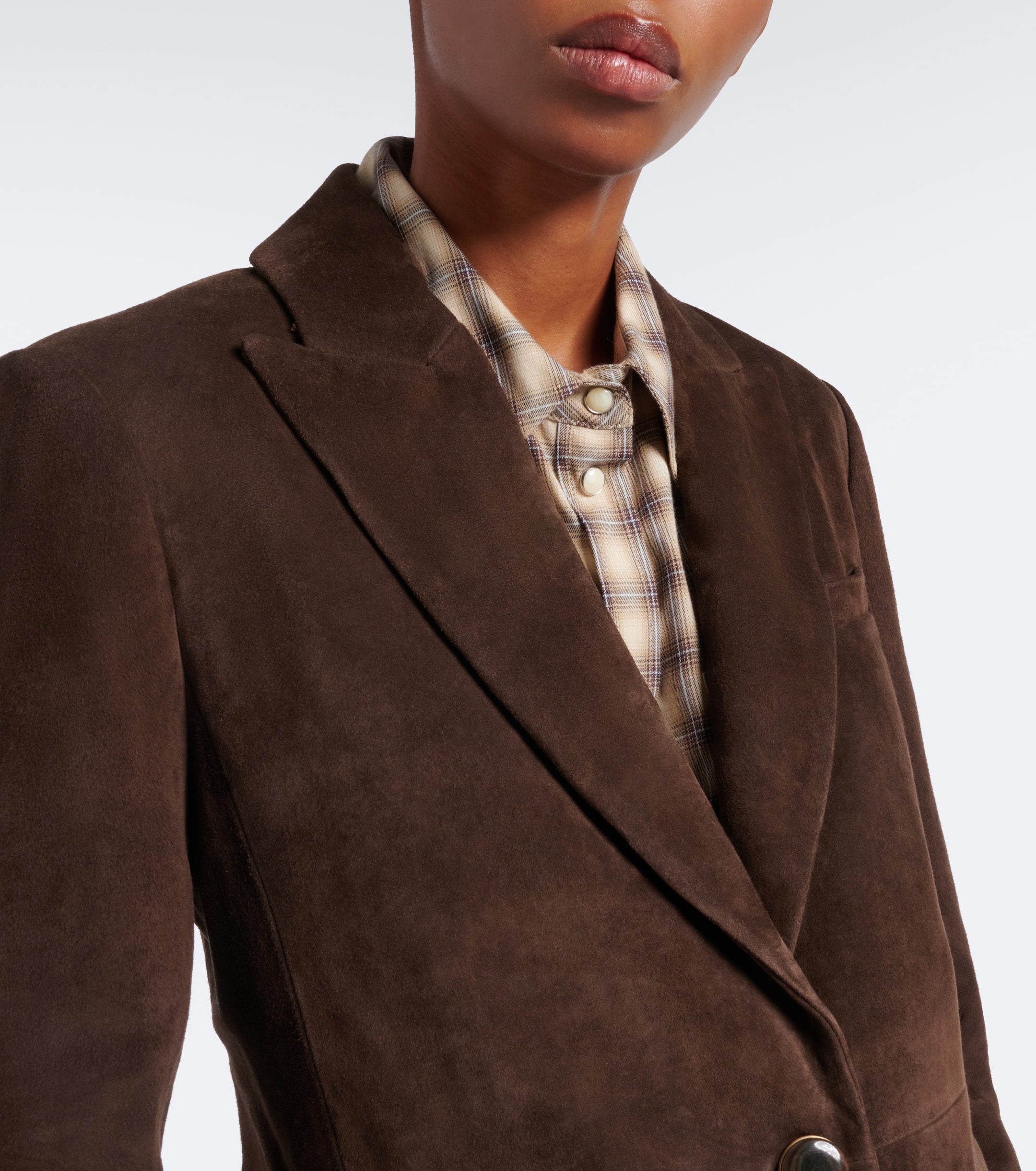 Veronica Beard Veronica Beard Maci suede blazer
