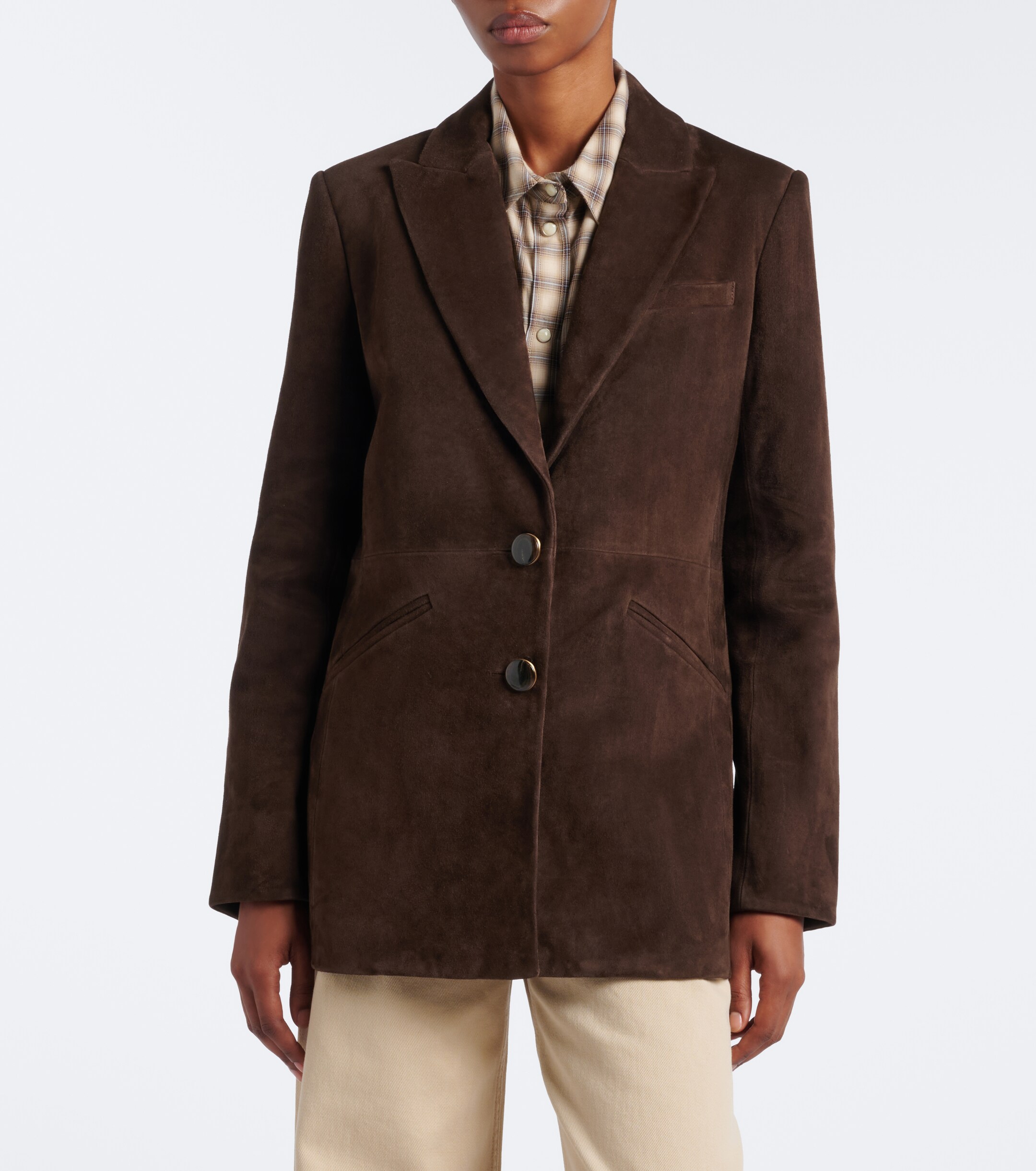 Veronica Beard Veronica Beard Maci suede blazer