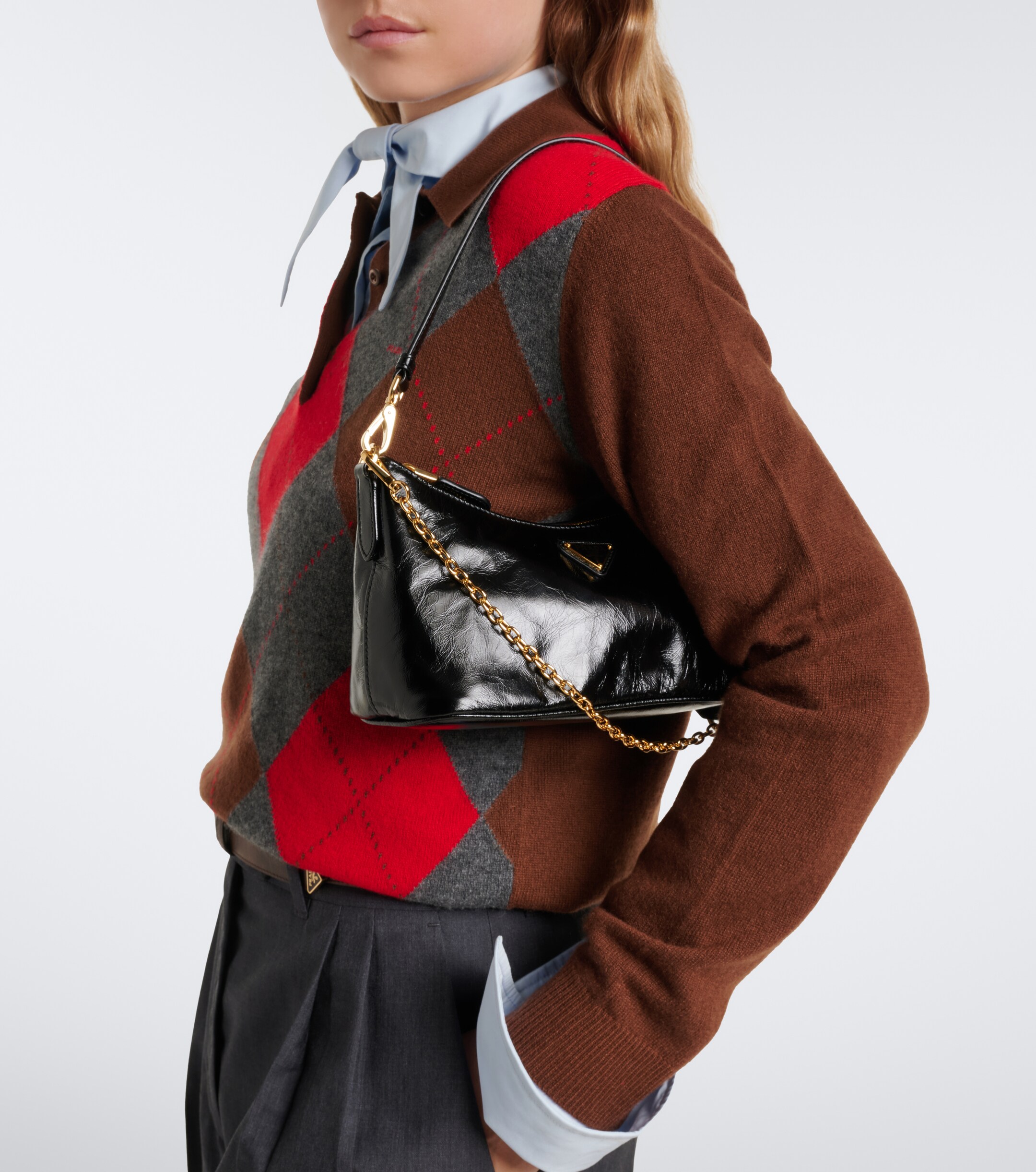 Prada Prada Mini leather shoulder bag