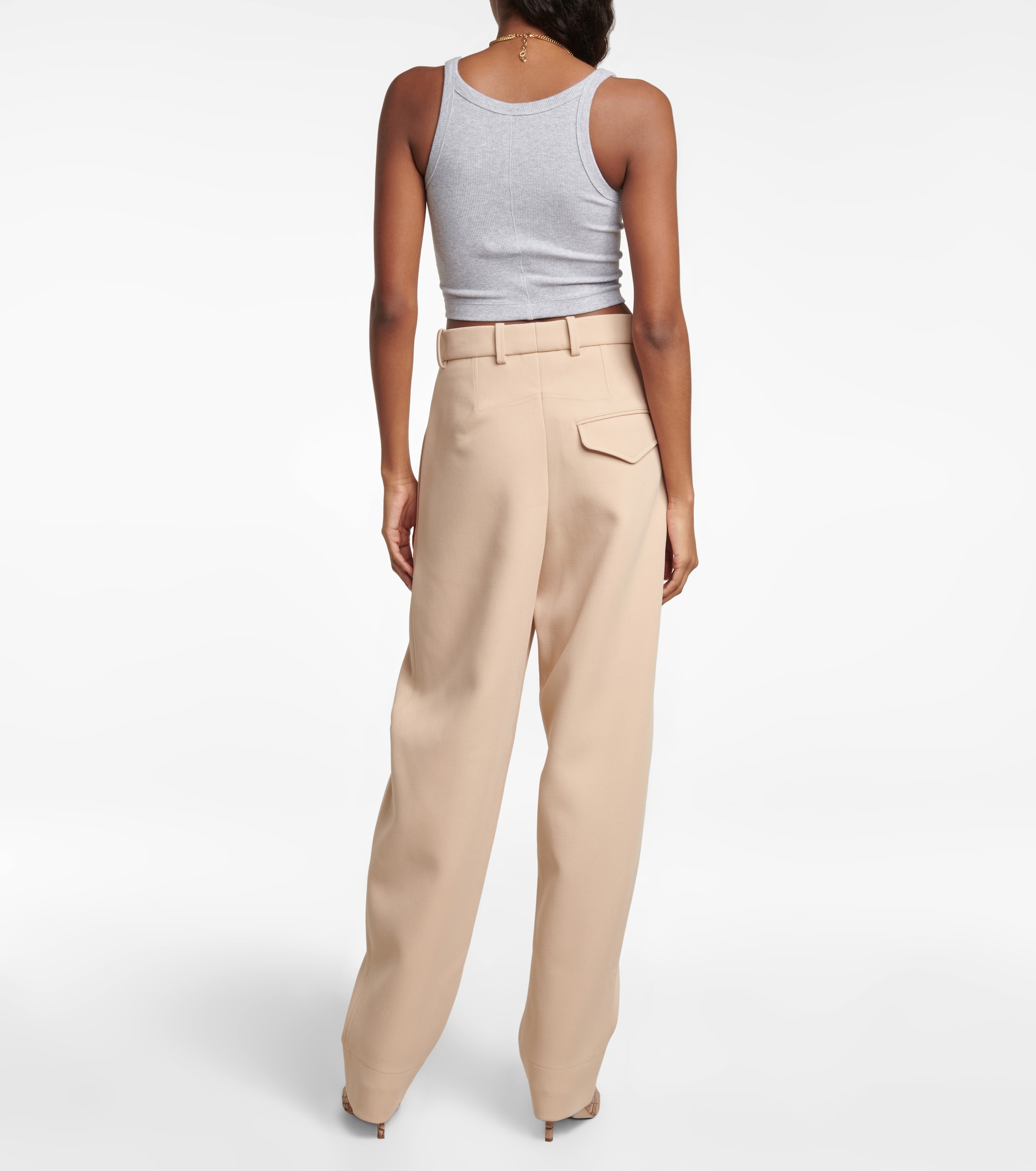 Wardrobe.NYC x Hailey Bieber cotton-blend tank top