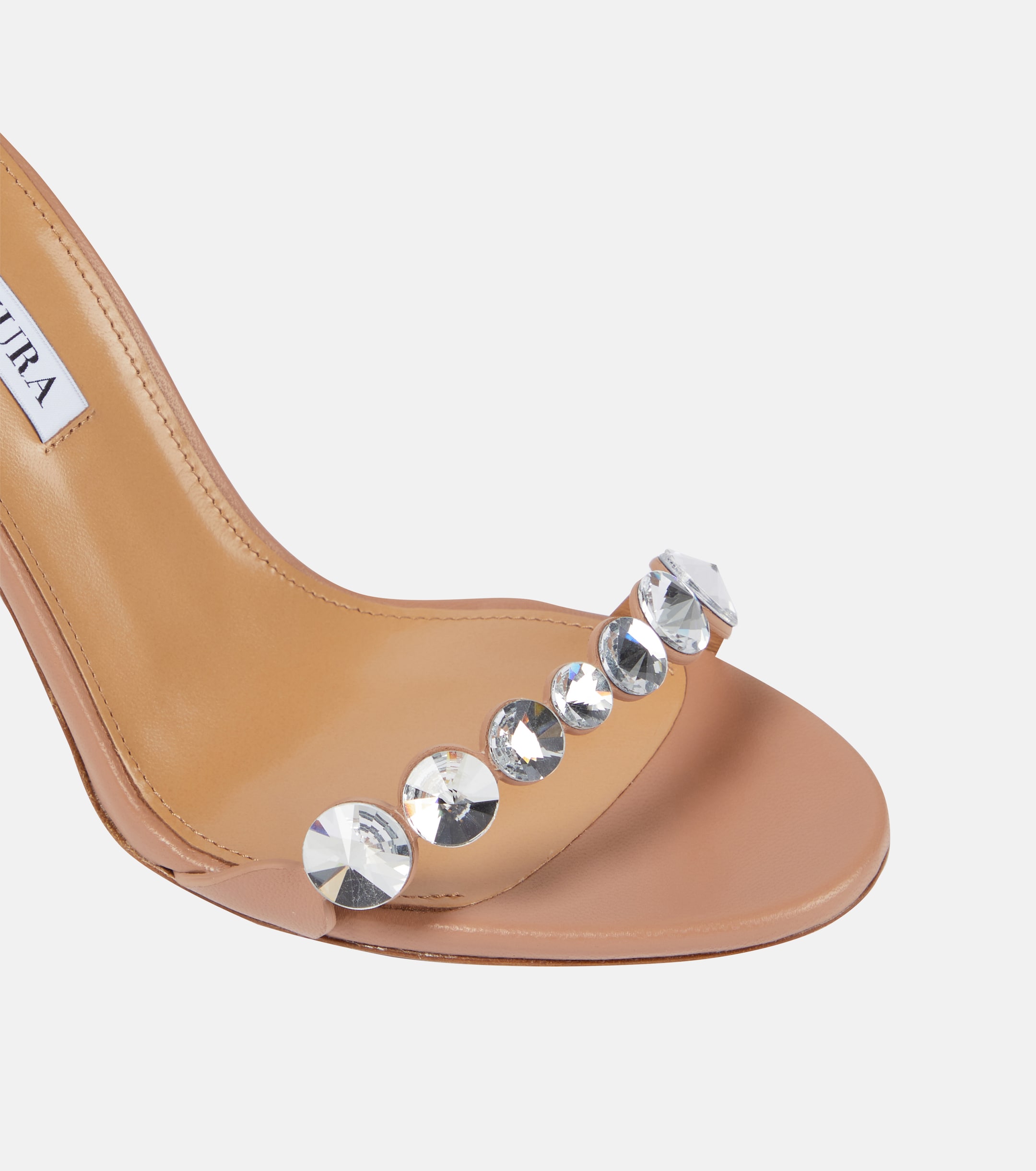 AQUAZZURA Maxi-Tequila 105 leather sandals thumbnail