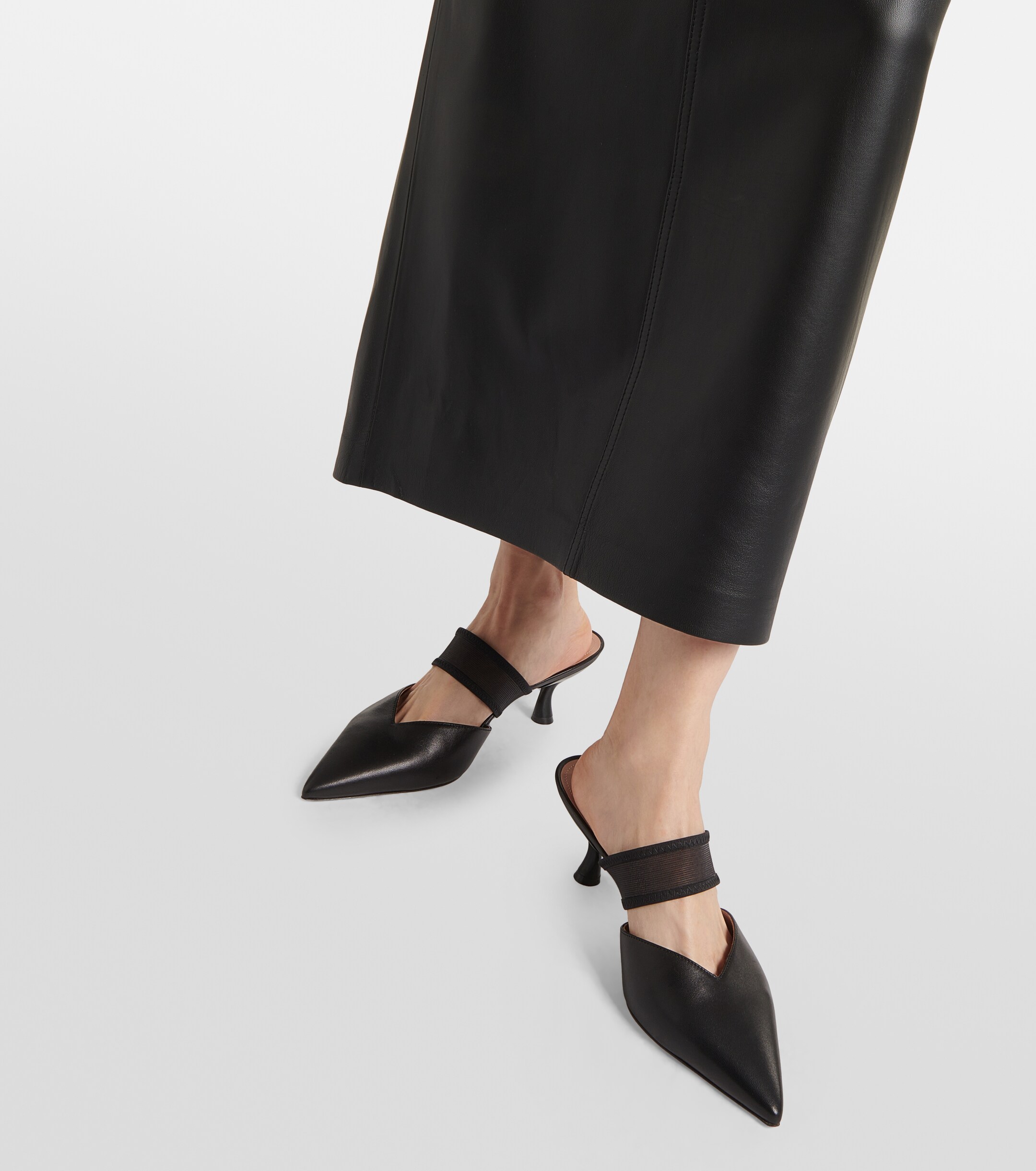 Malone Souliers Manu 45 leather pumps