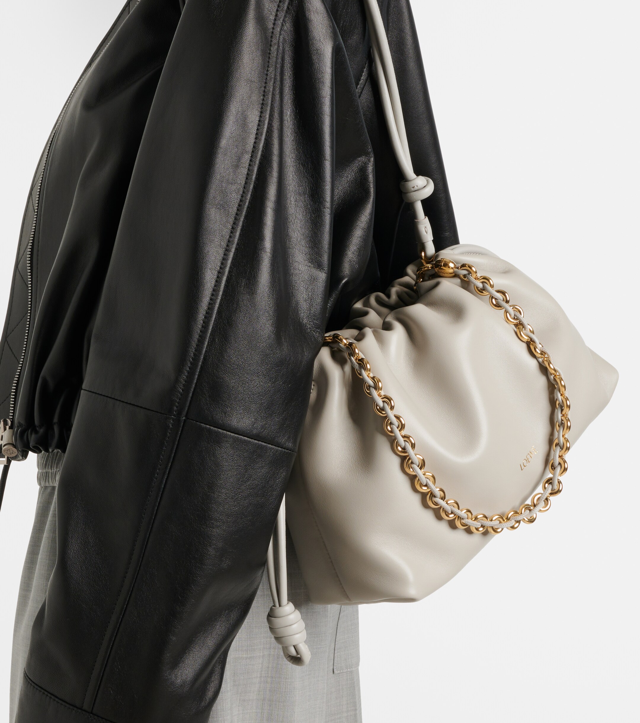 Loewe Flamenco Medium leather shoulder bag