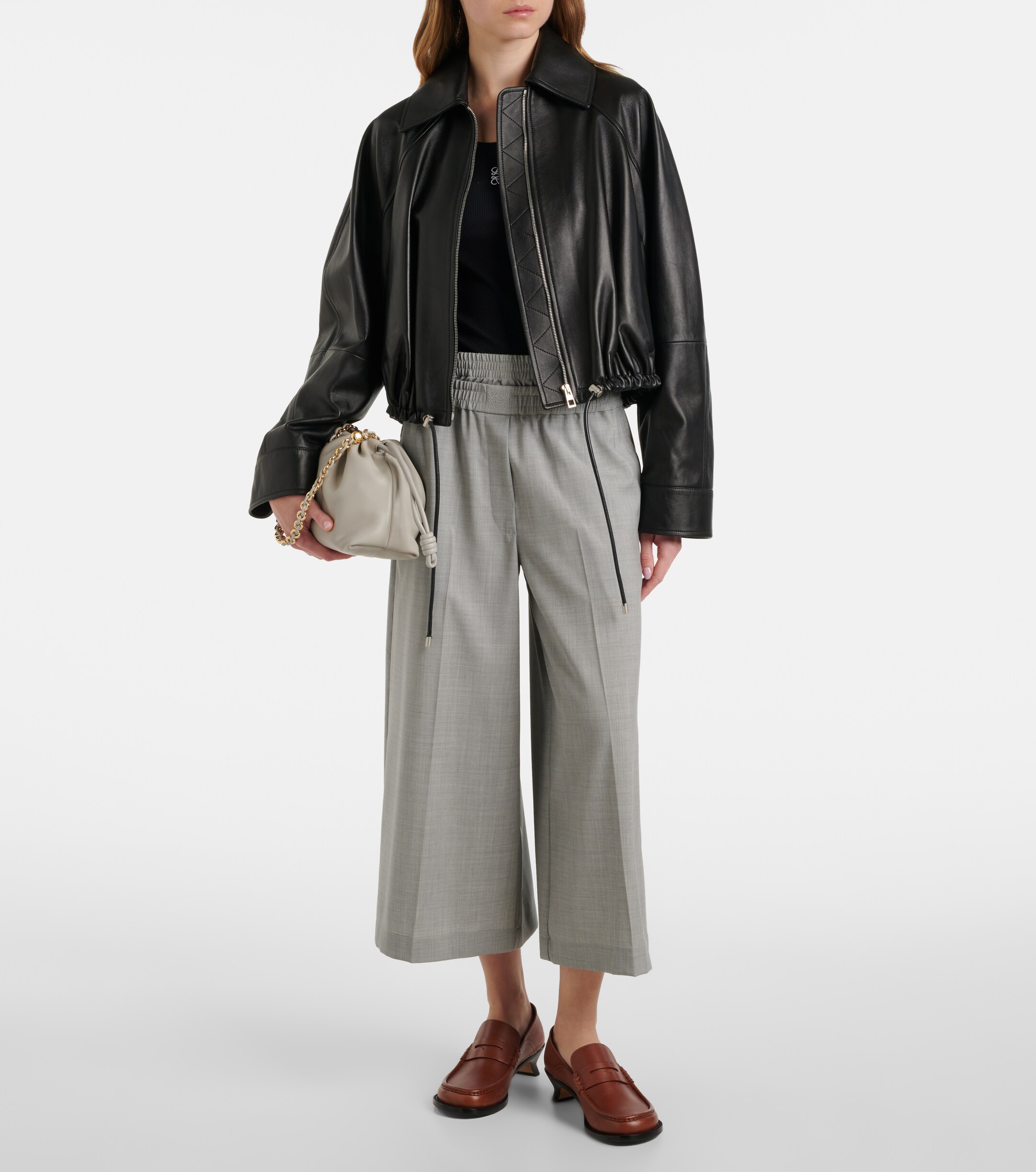 Loewe Flamenco Medium leather shoulder bag