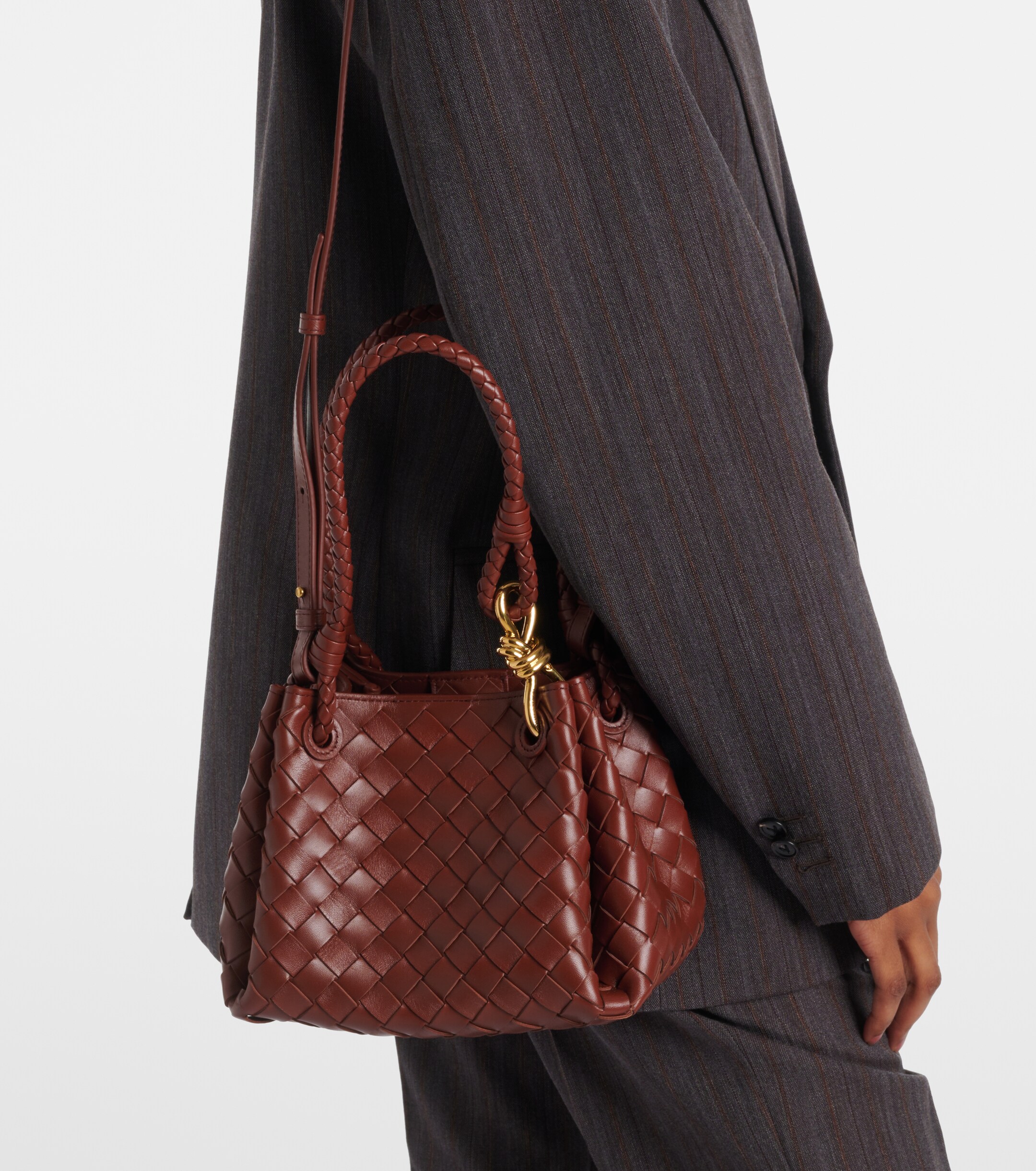 Bottega Veneta Parachute Small Intrecciato leather tote bag