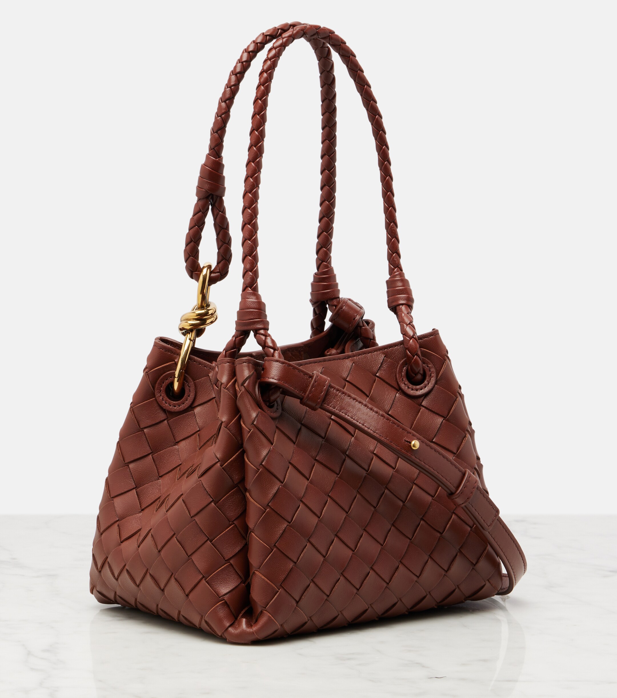 Bottega Veneta Parachute Small Intrecciato leather tote bag