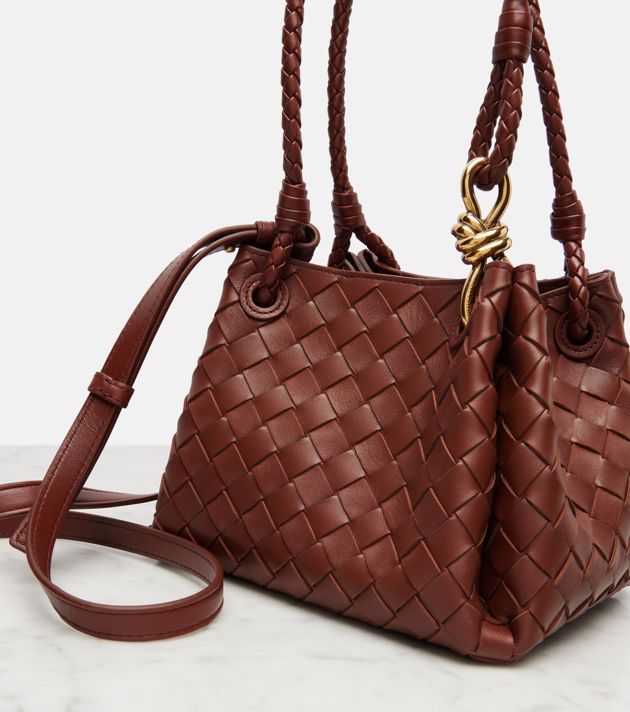 Bottega Veneta Parachute Small Intrecciato leather tote bag