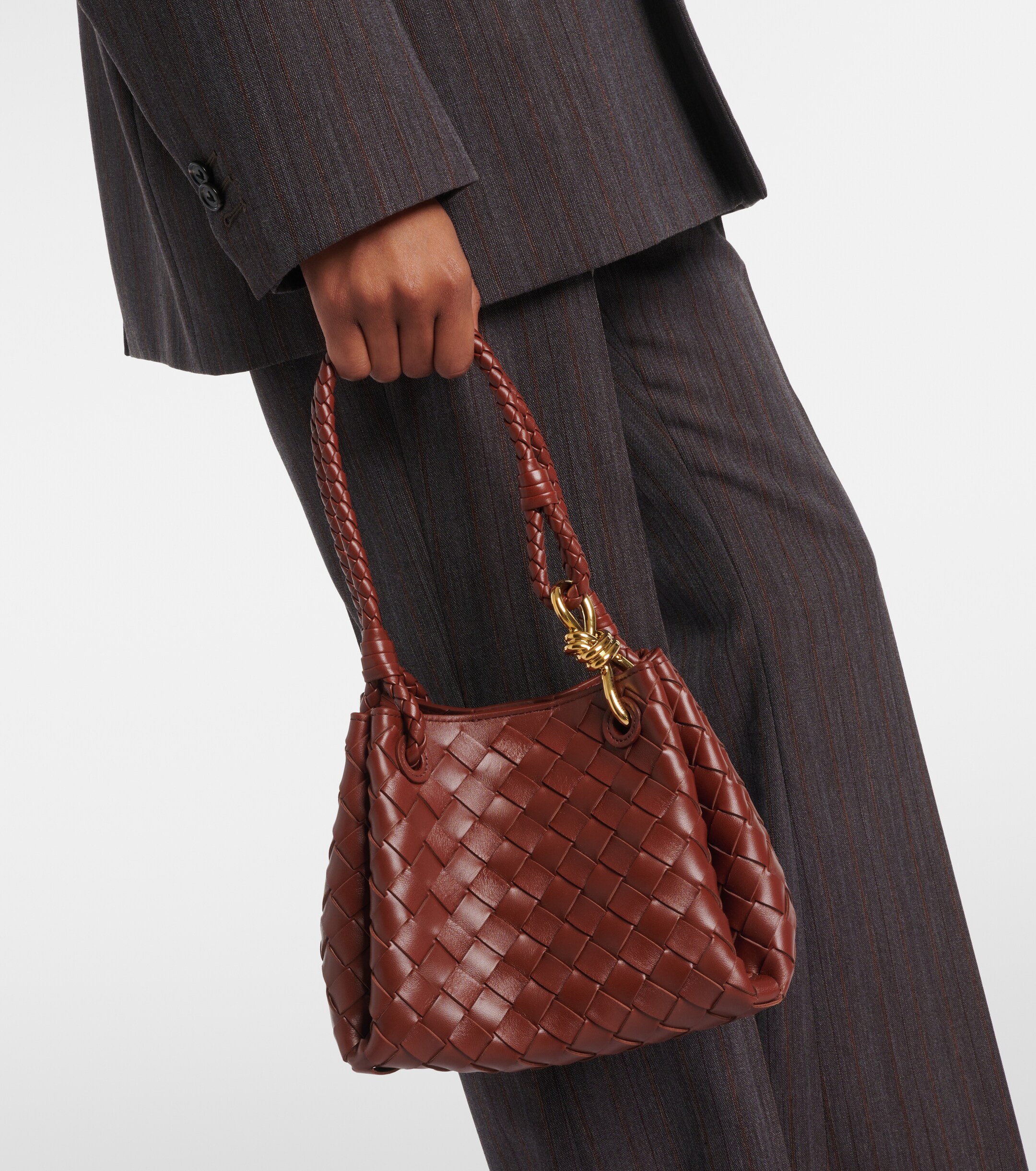 Bottega Veneta Parachute Small Intrecciato leather tote bag