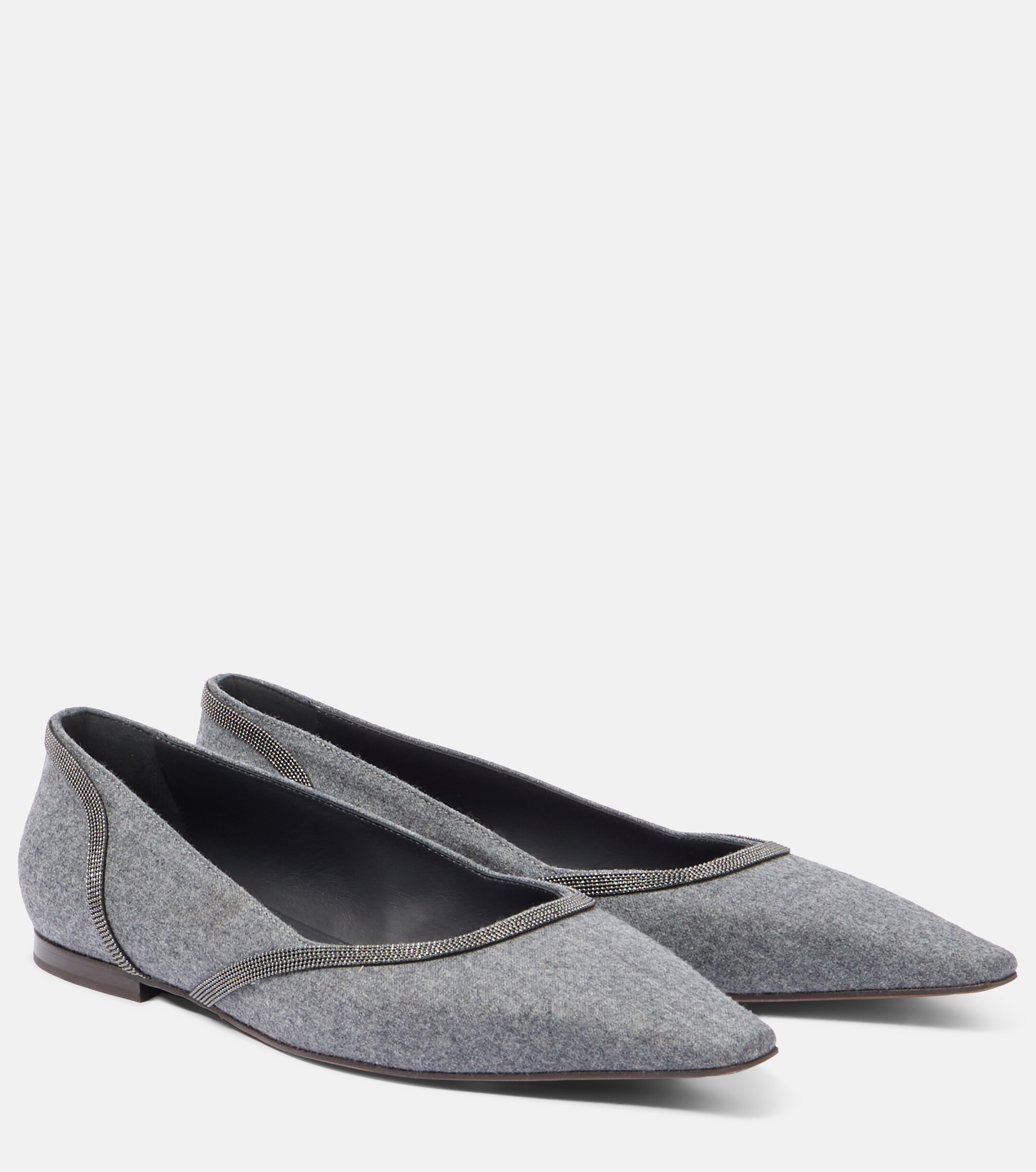 Brunello Cucinelli Monili ballet flats