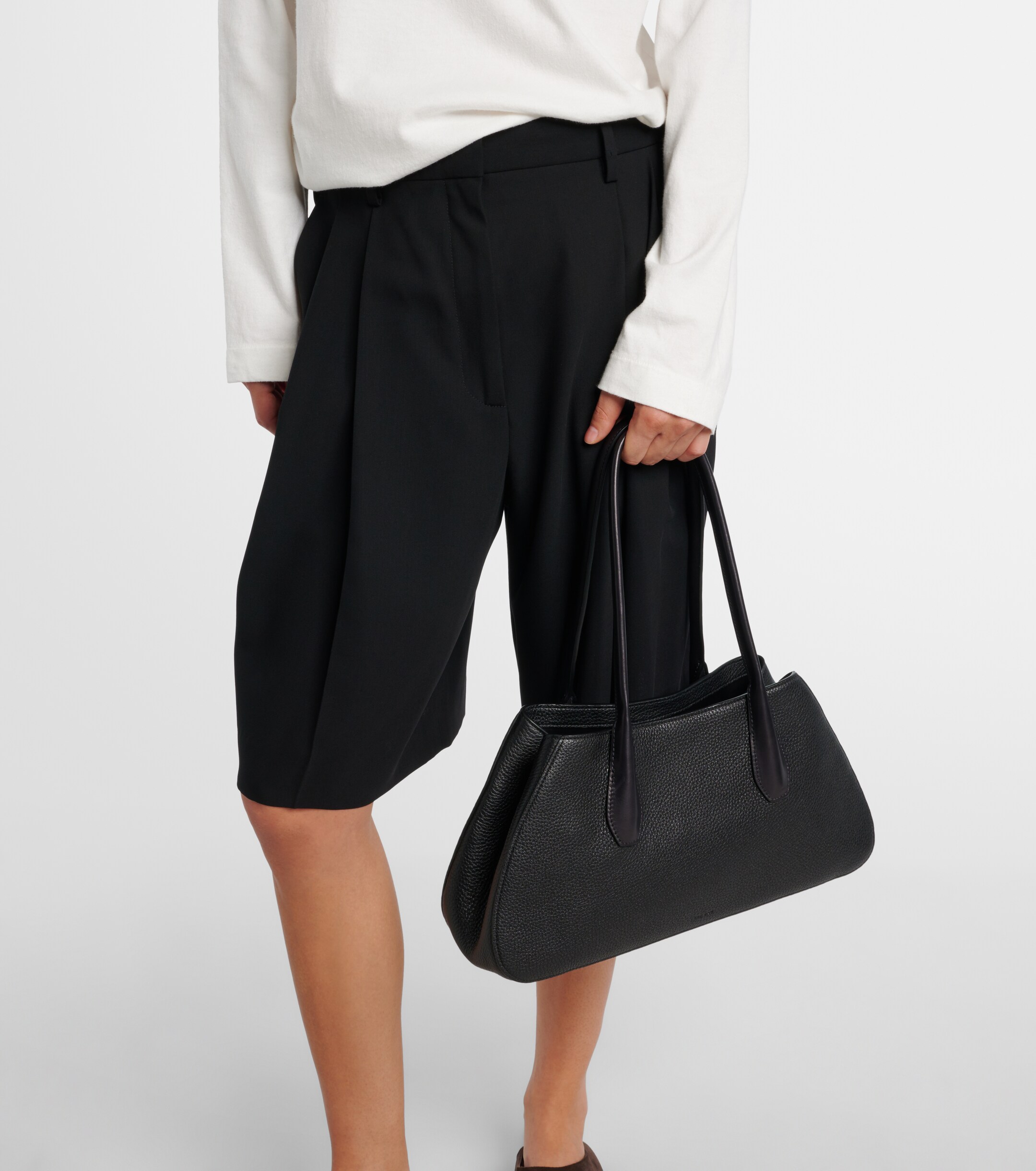 The Row Alger Medium leather shoulder bag