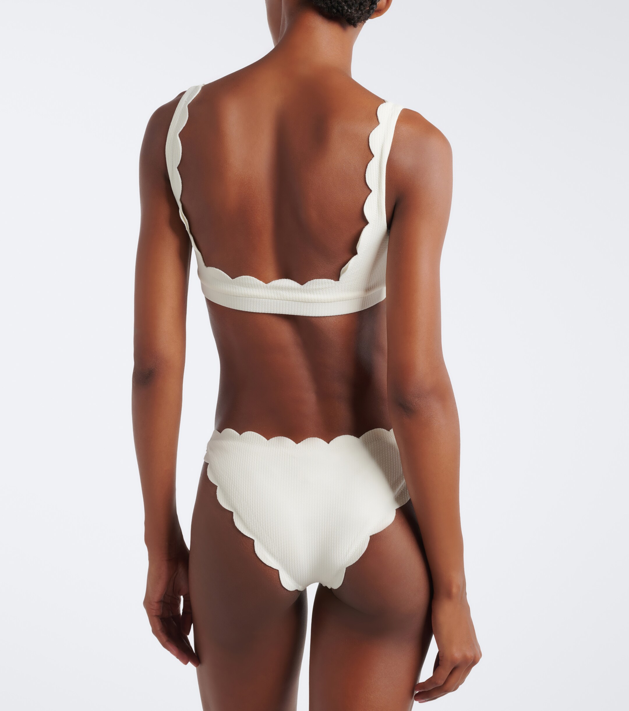 Marysia Marysia Mini Palm Springs scalloped bikini top