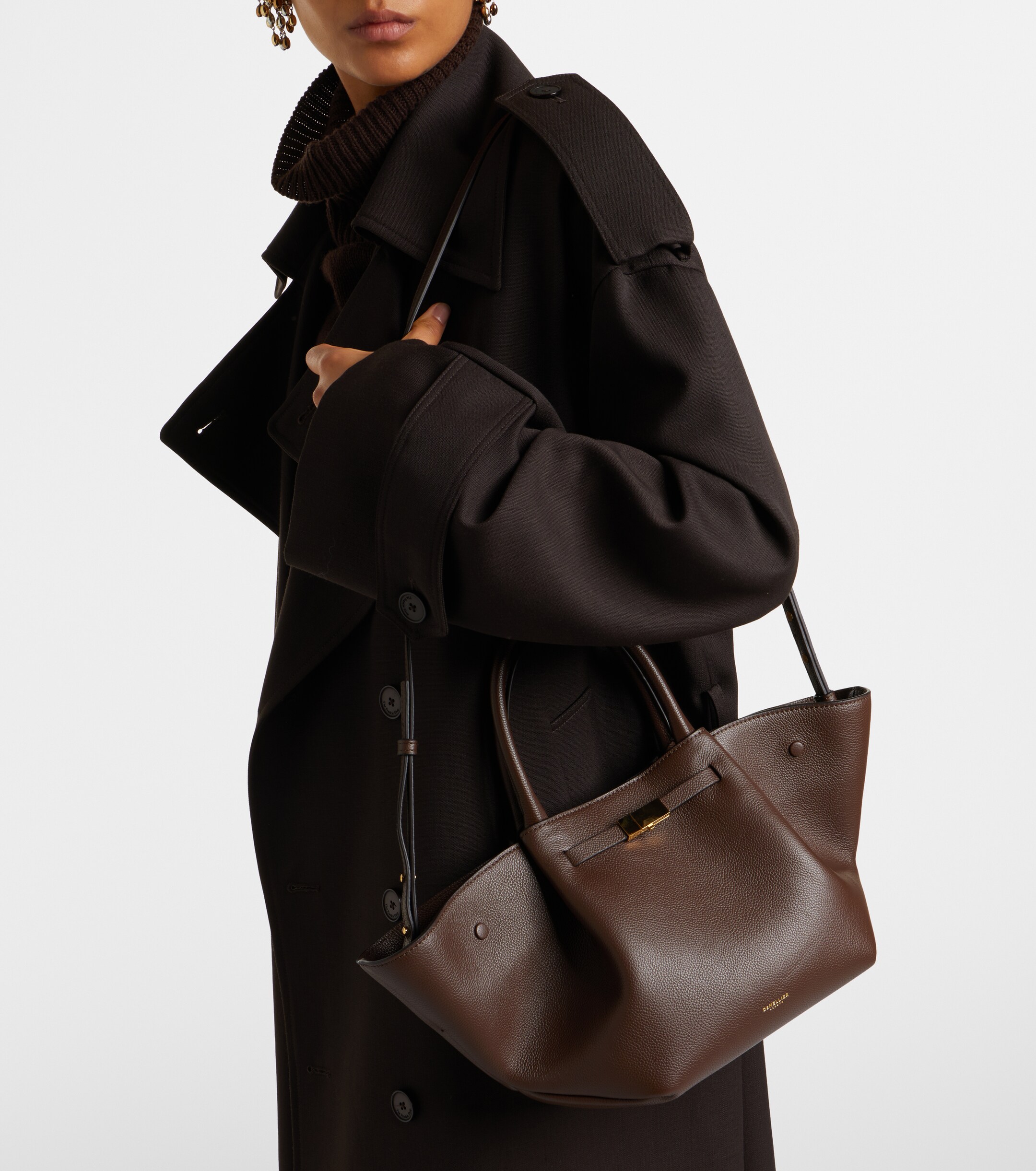 DeMellier New York Small leather top-handle bag thumbnail