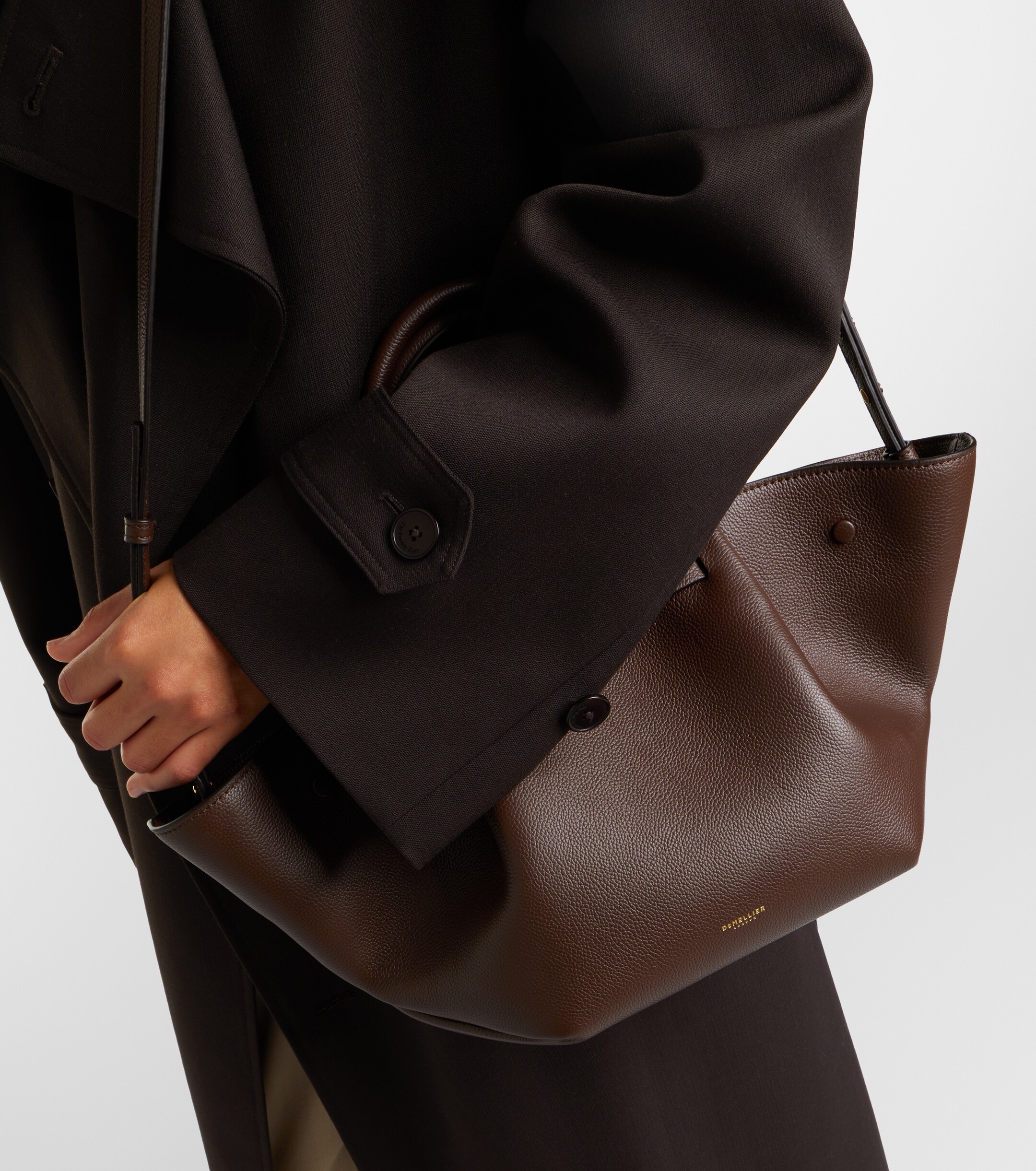 DeMellier New York Small leather top-handle bag thumbnail