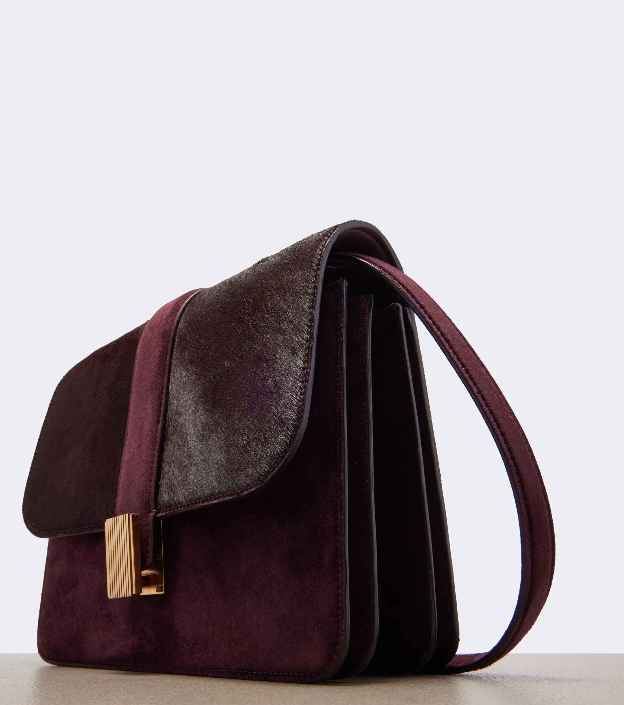 KHAITE Khaite Blake Medium calf hair crossbody bag