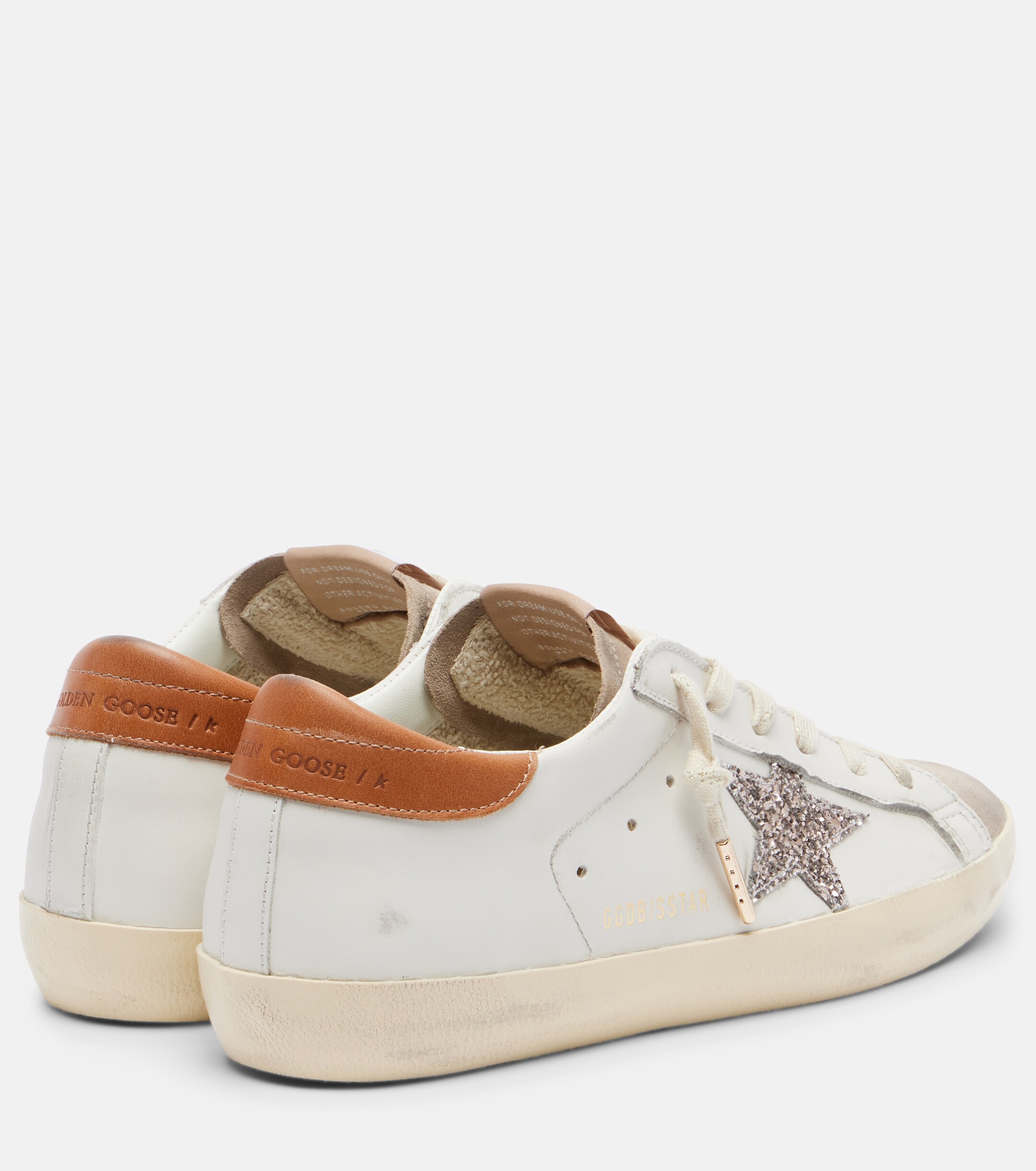 Golden Goose Golden Goose Super-Star glitter leather sneakers