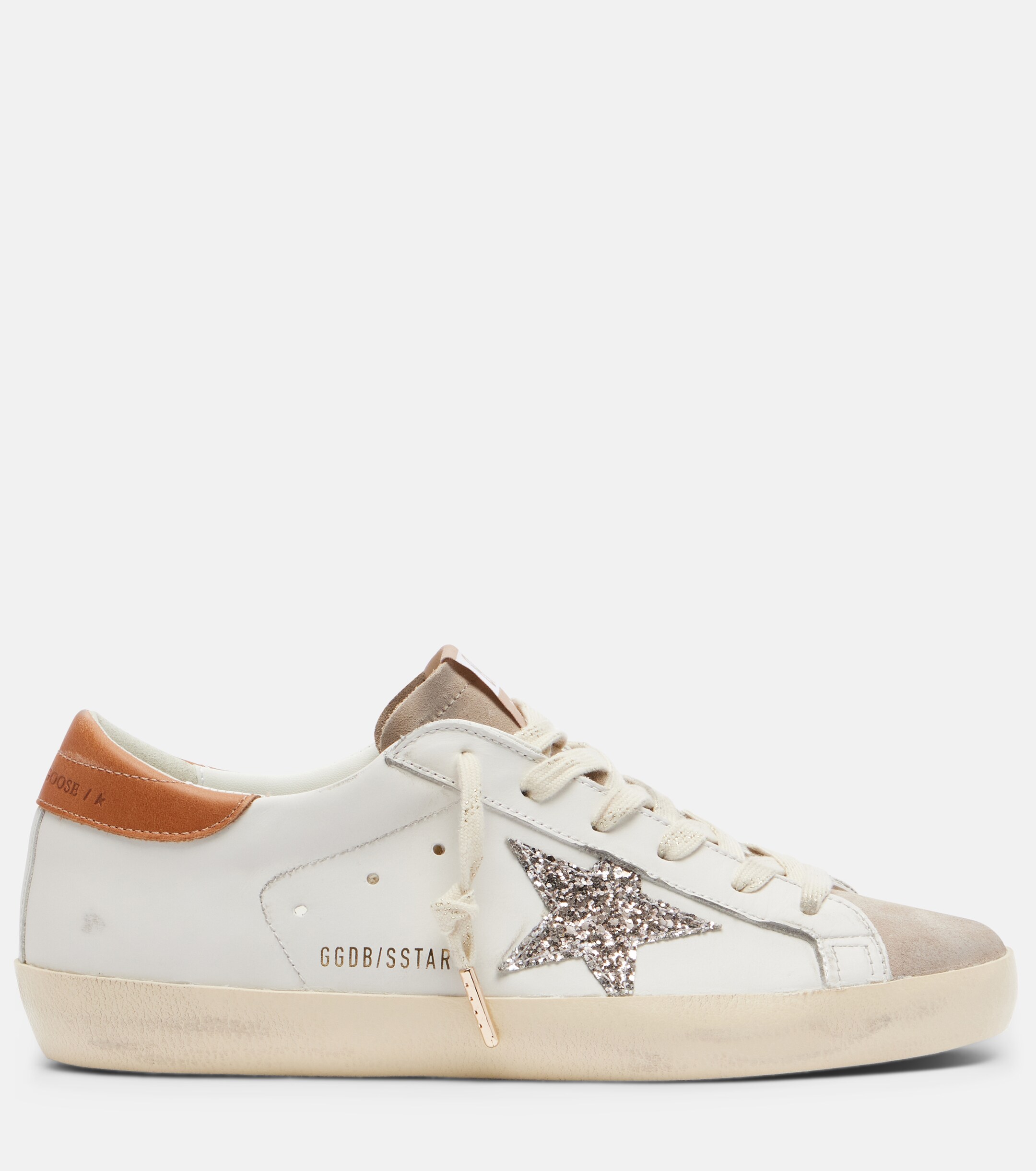 Golden Goose Golden Goose Super-Star glitter leather sneakers