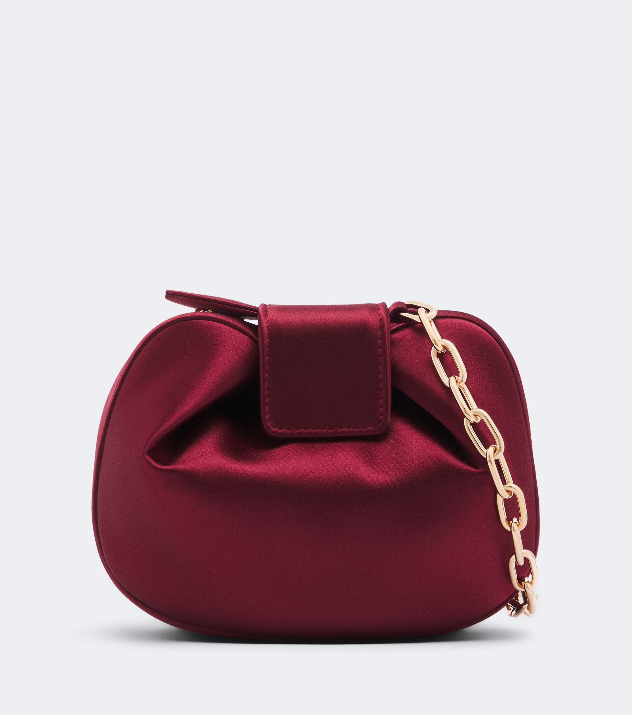 Gabriela Hearst Soft Demi satin clutch