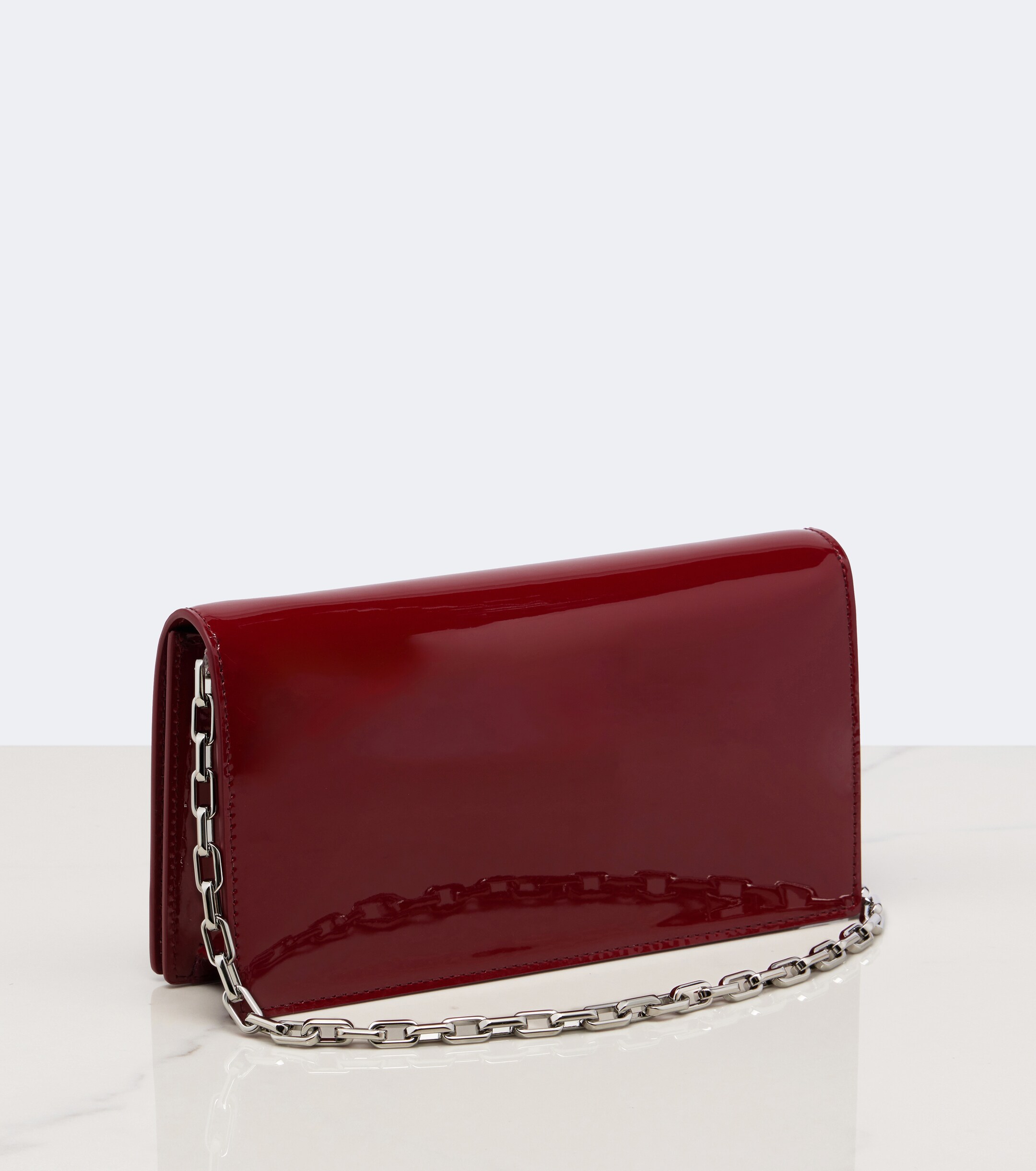 CHRISTIAN LOUBOUTIN Bettina patent leather clutch