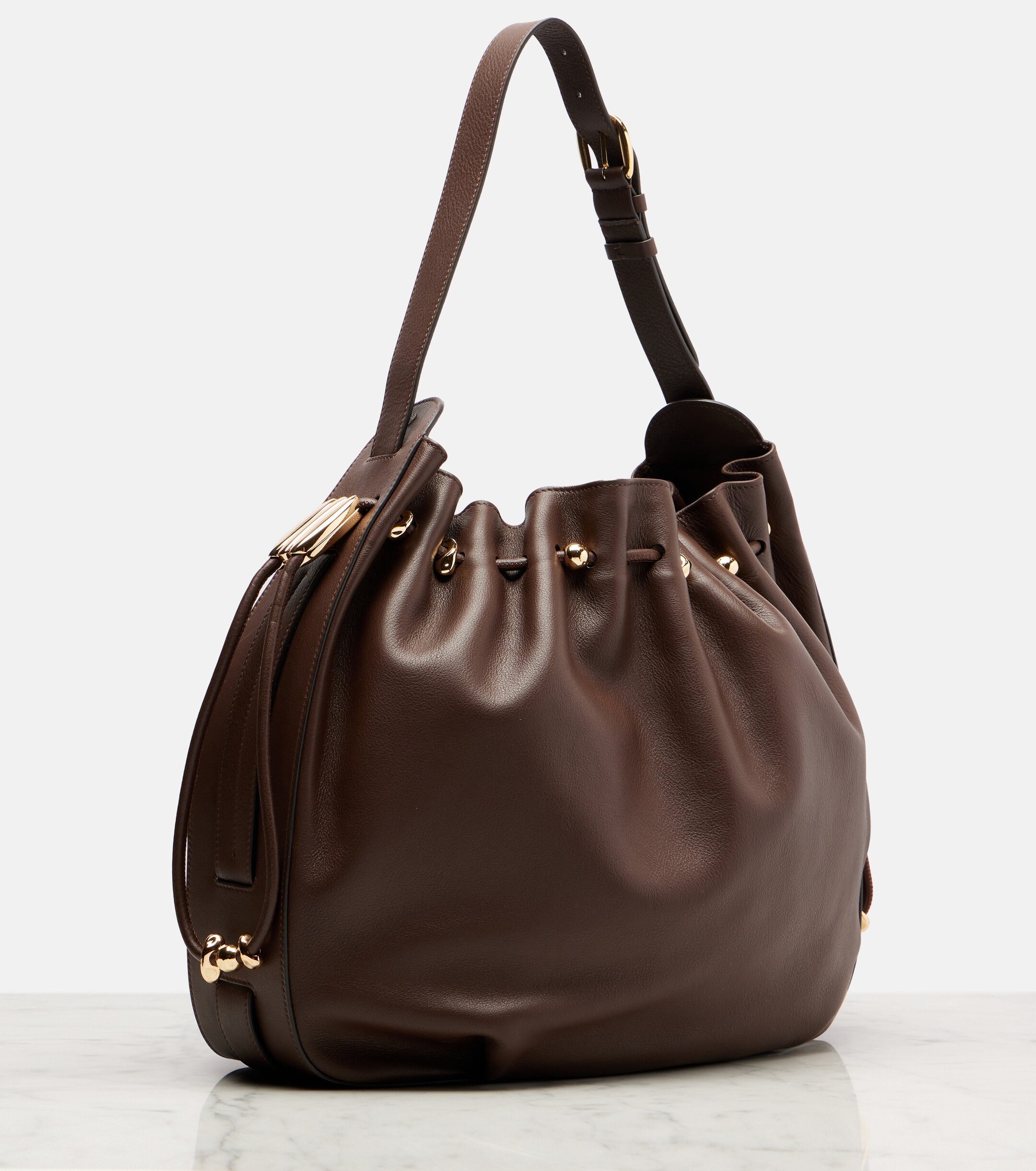 Zimmermann Halcyon Large leather bucket bag
