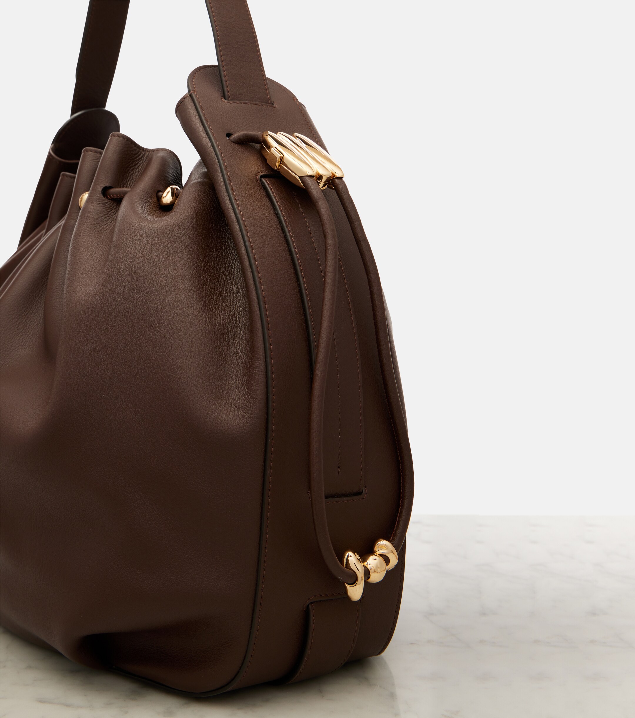Zimmermann Halcyon Large leather bucket bag