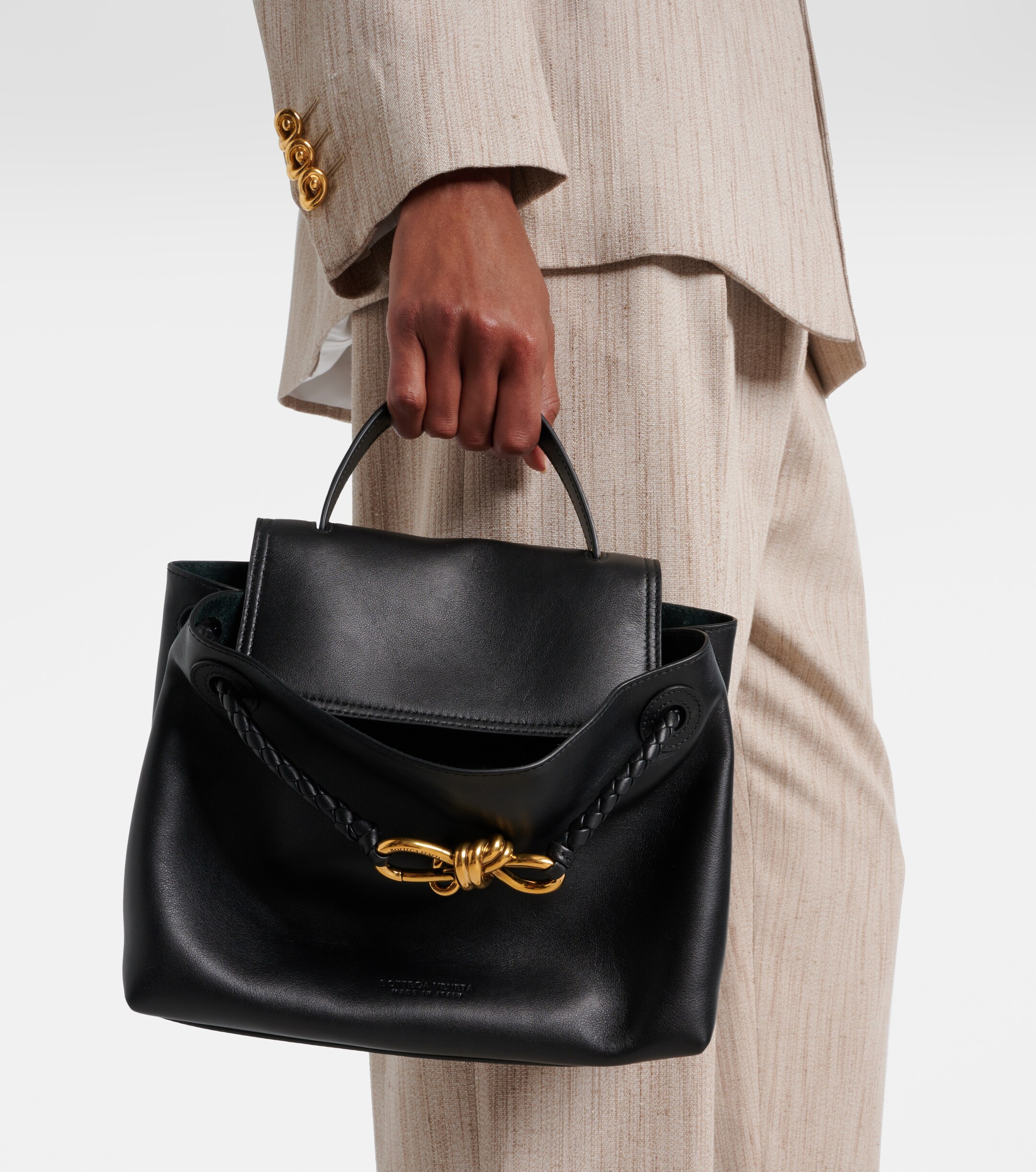 Bottega Veneta Ciao Ciao Knot Small leather top-handle bag